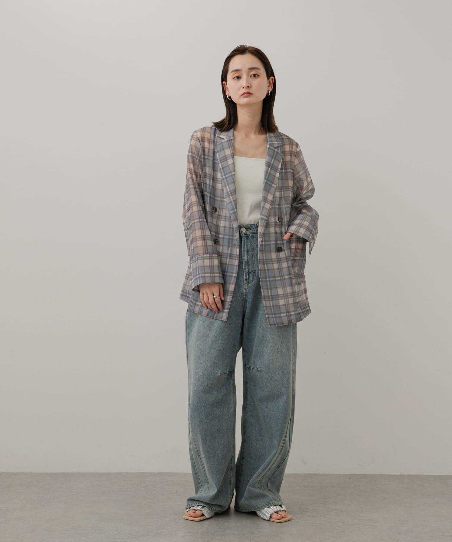 身長：169cm サイズ：one