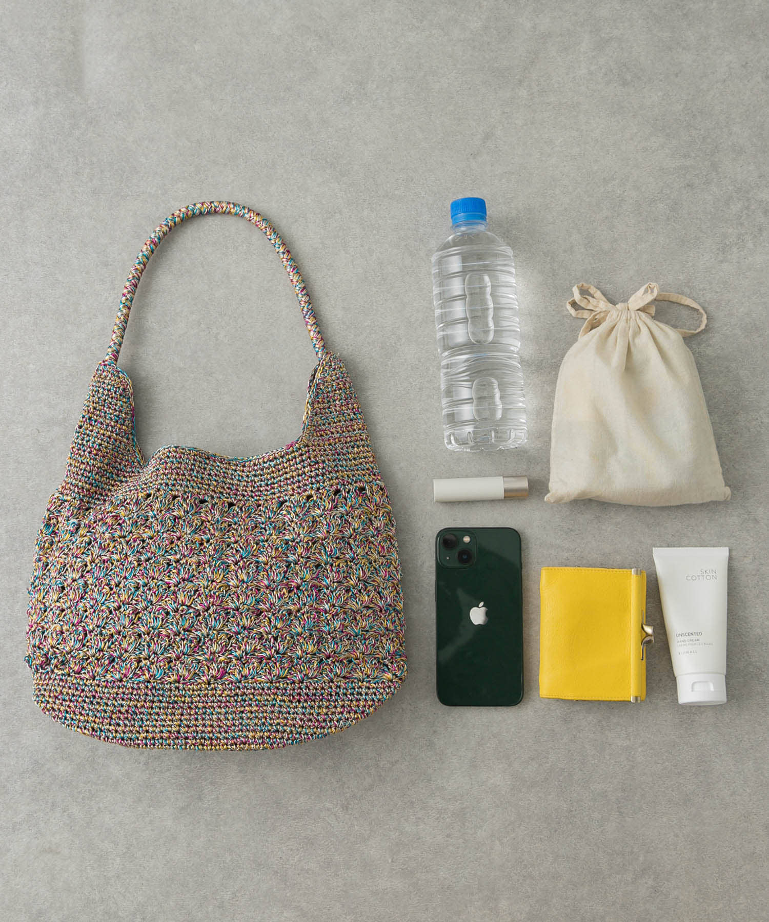 メタリックヤーンバッグ MIX one