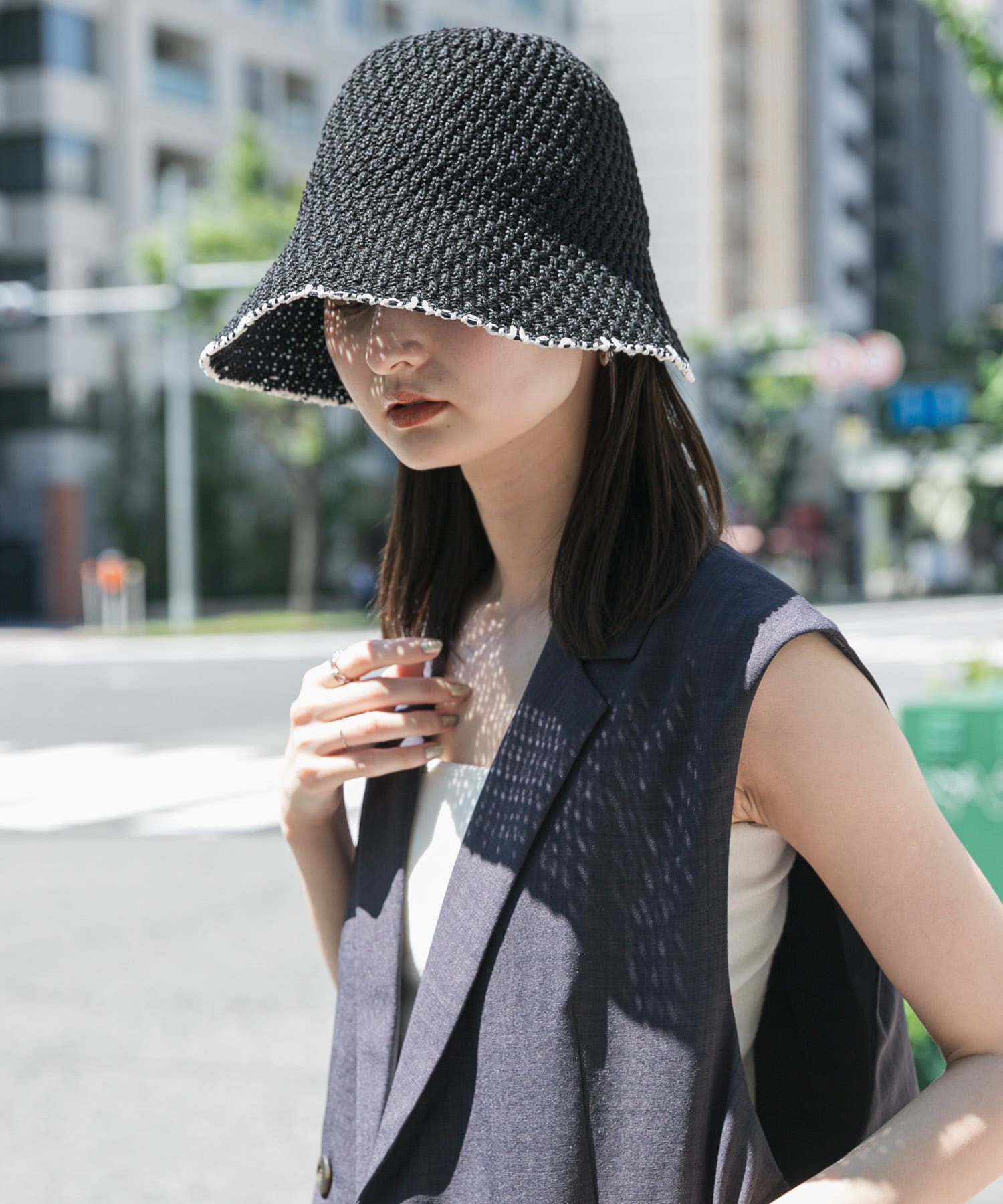 ボンネットベルハット BLACK one