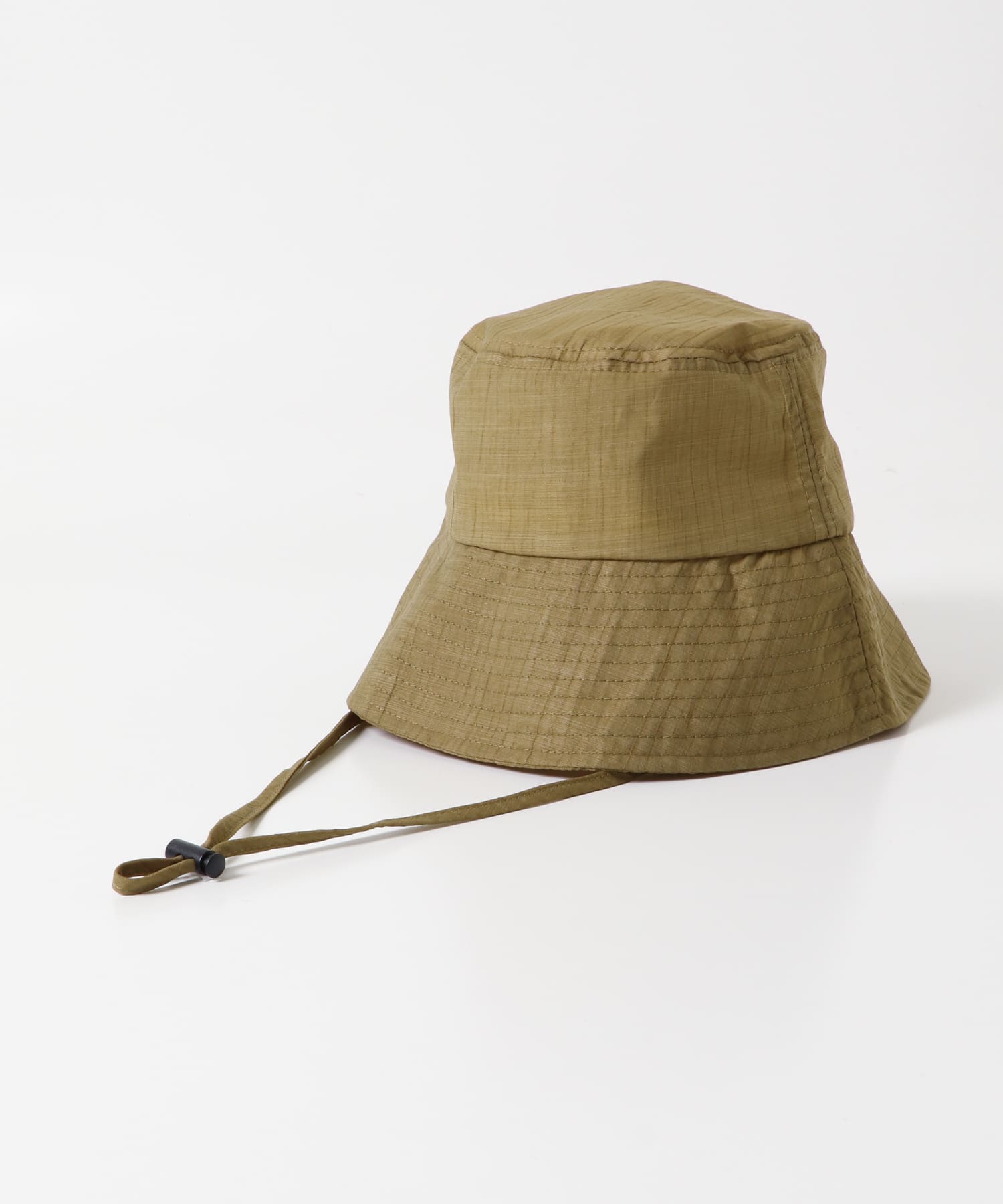 『WEB限定』『UVカット』UVダウンブリムハット KHAKI one