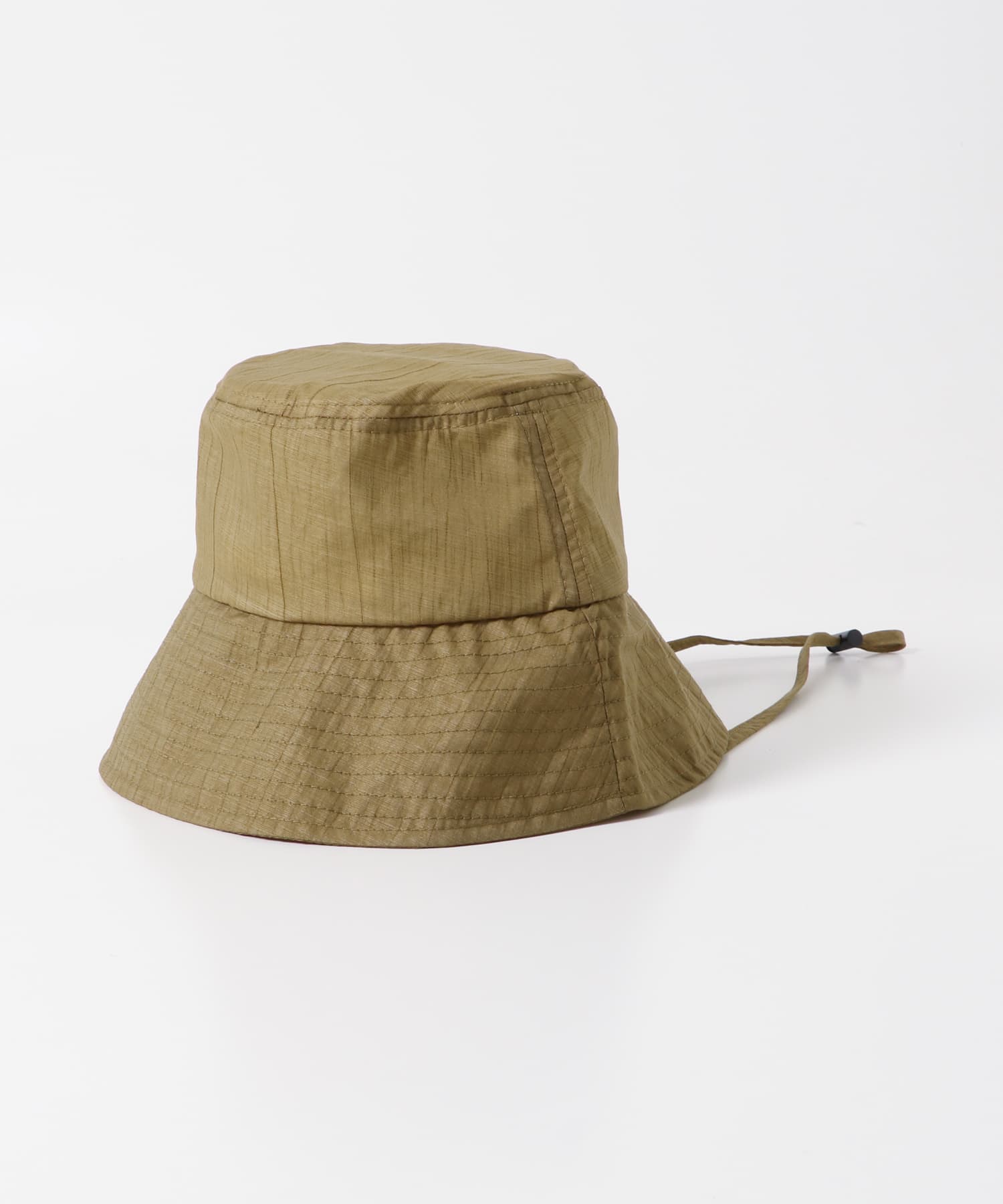 『WEB限定』『UVカット』UVダウンブリムハット KHAKI one