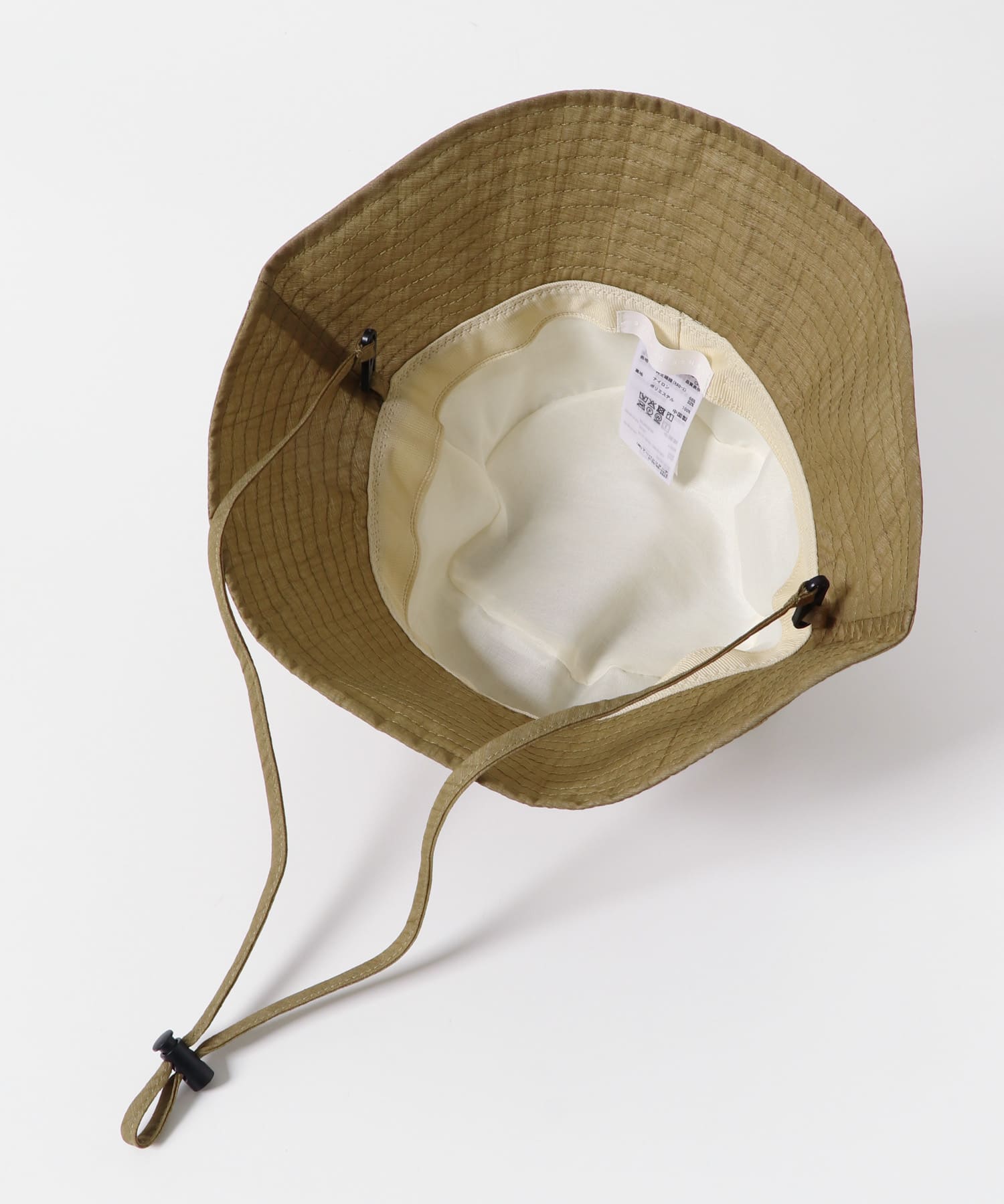 『WEB限定』『UVカット』UVダウンブリムハット KHAKI one
