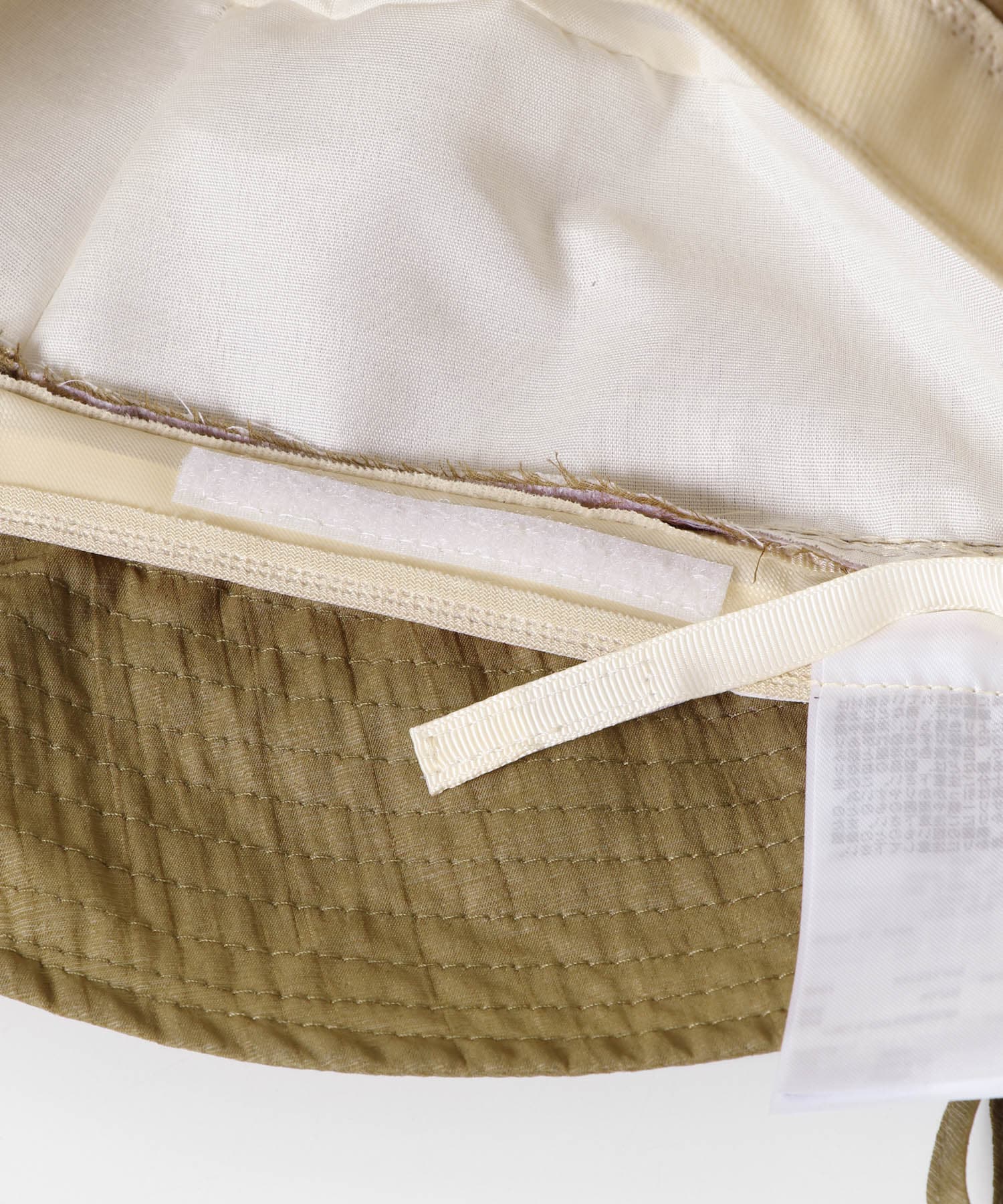 『WEB限定』『UVカット』UVダウンブリムハット KHAKI one