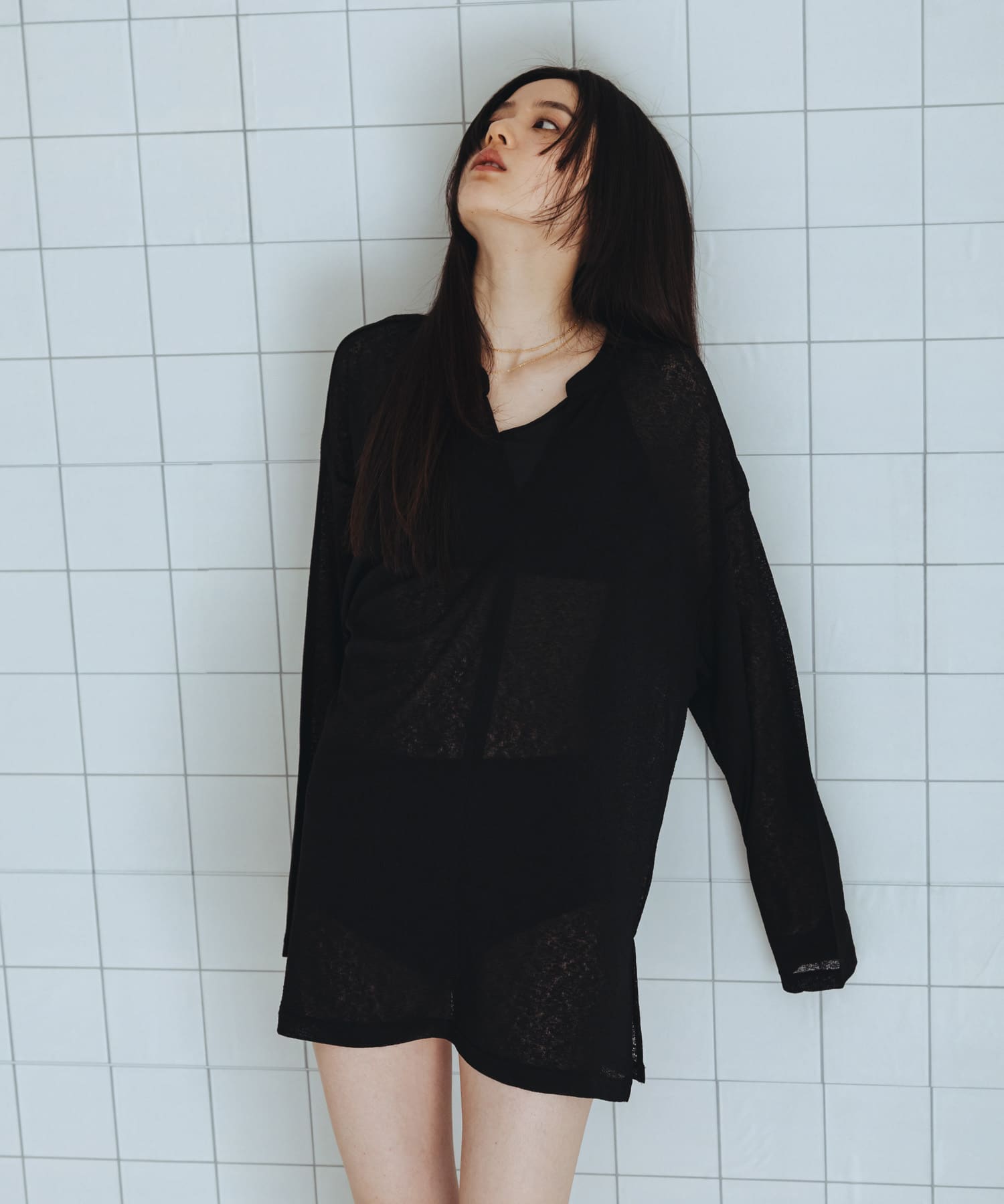 身長：160cm サイズ：one