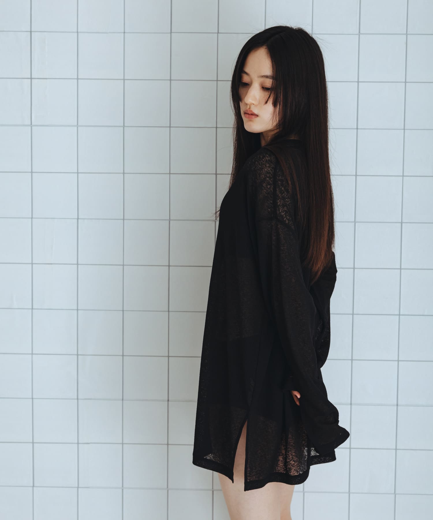 身長：160cm サイズ：one