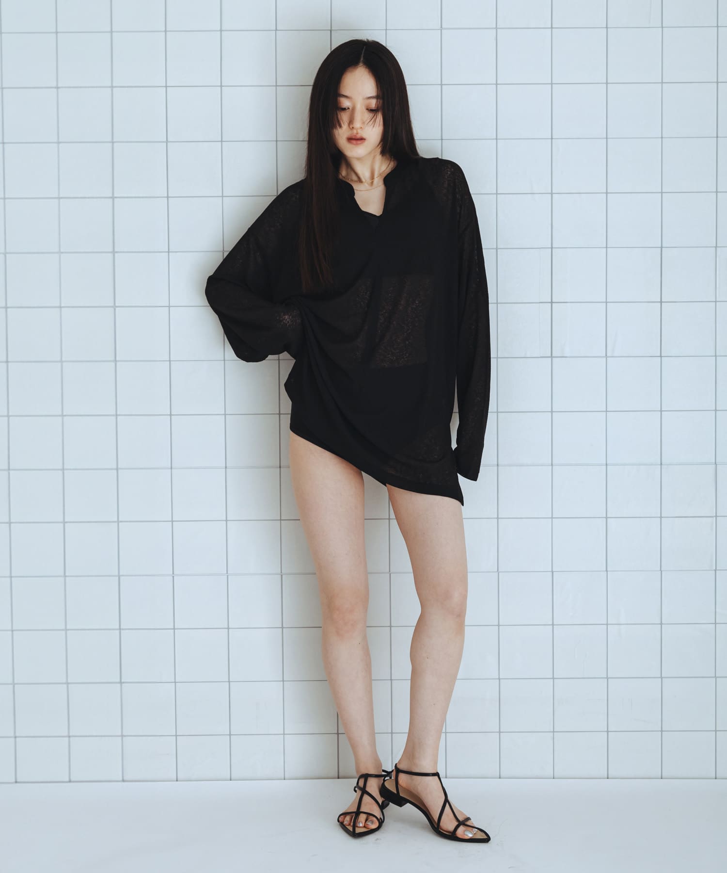 身長：160cm サイズ：one