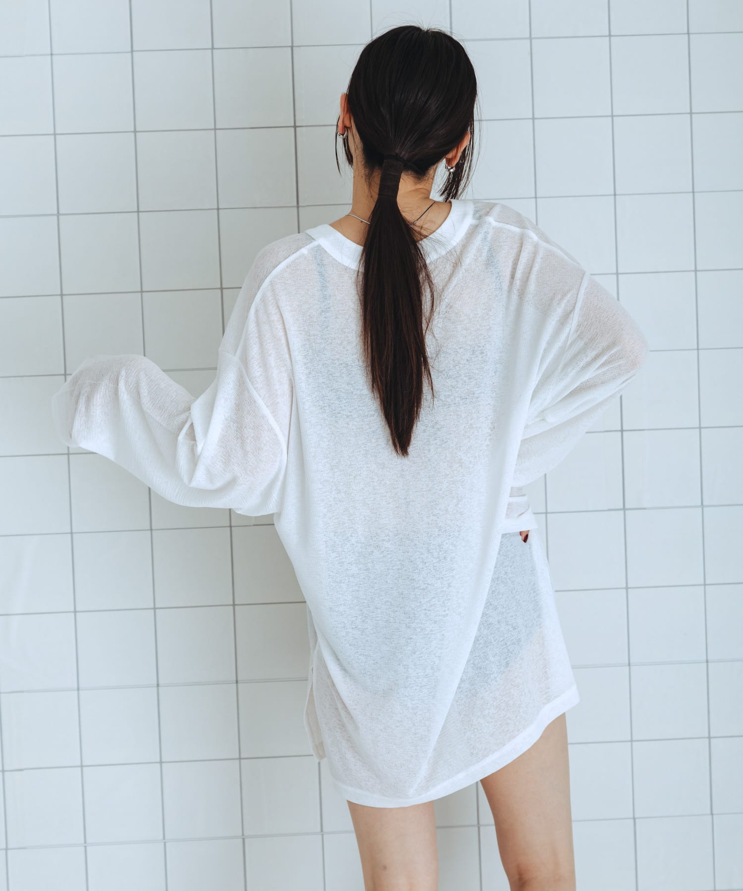 身長：160cm サイズ：one