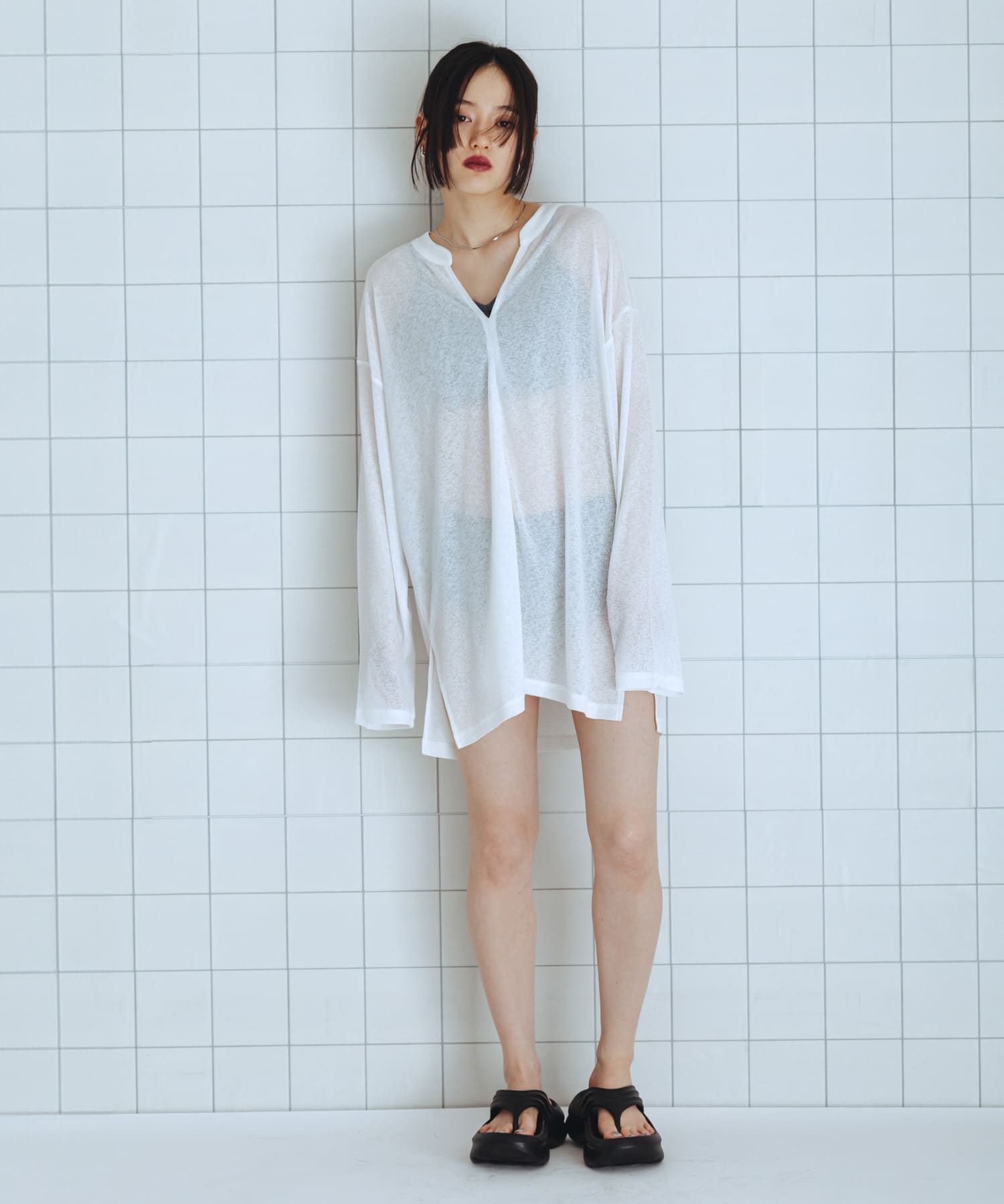 身長：160cm サイズ：one