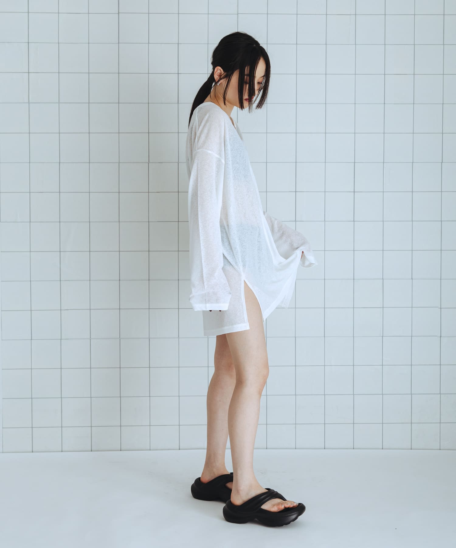 身長：160cm サイズ：one