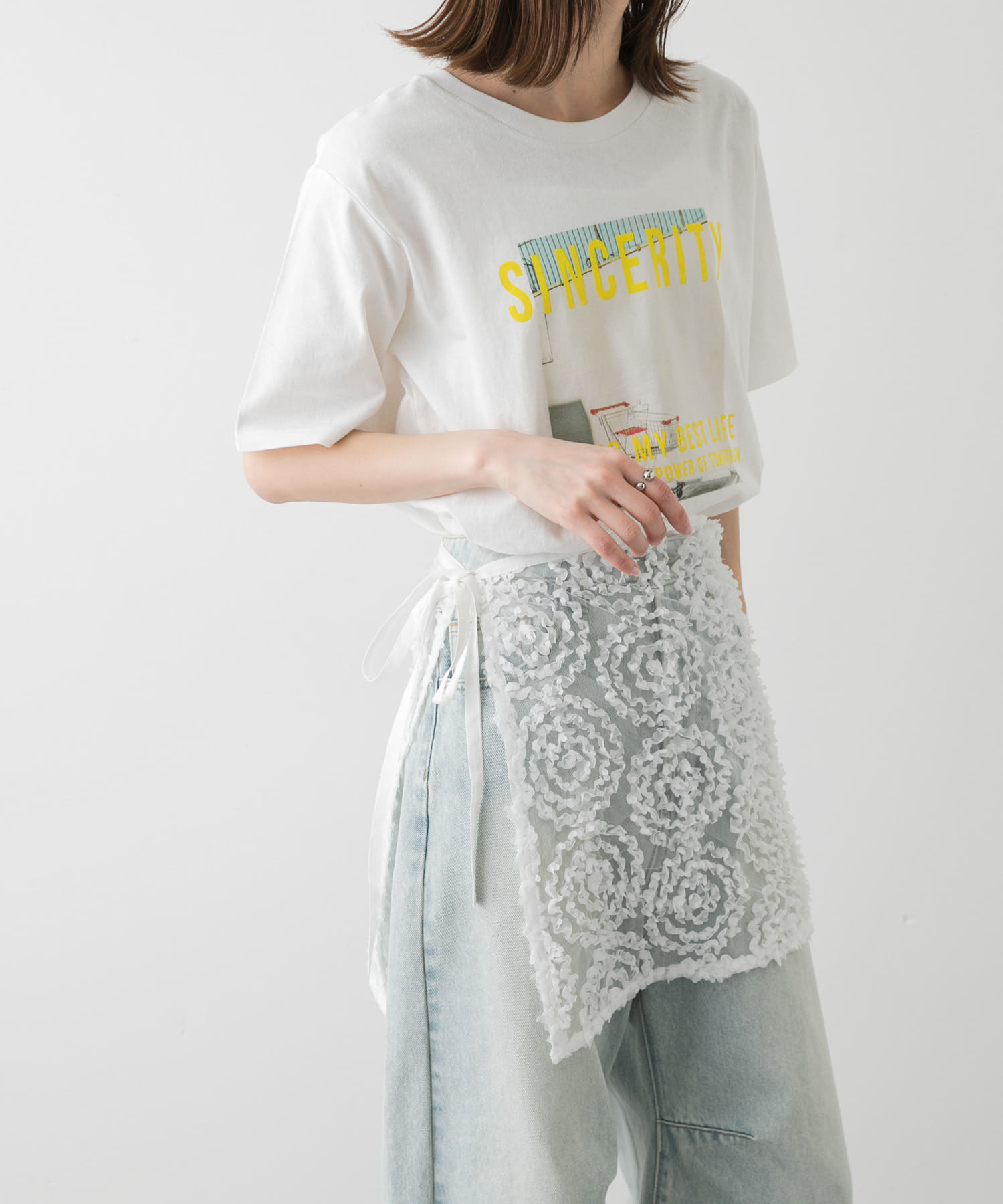 身長：169cm サイズ：one