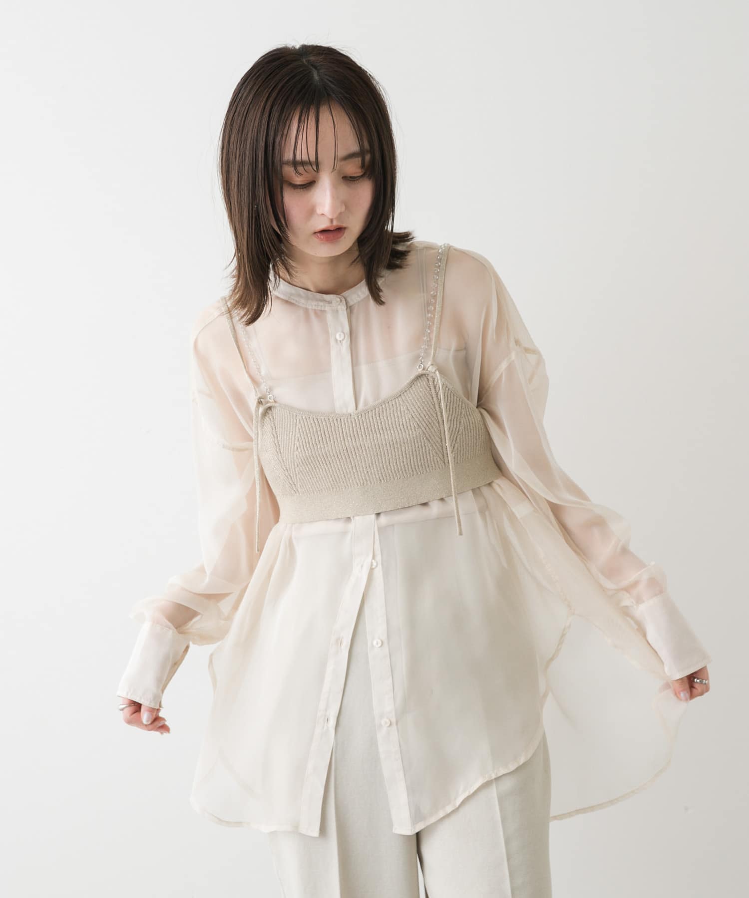 身長：169cm サイズ：one