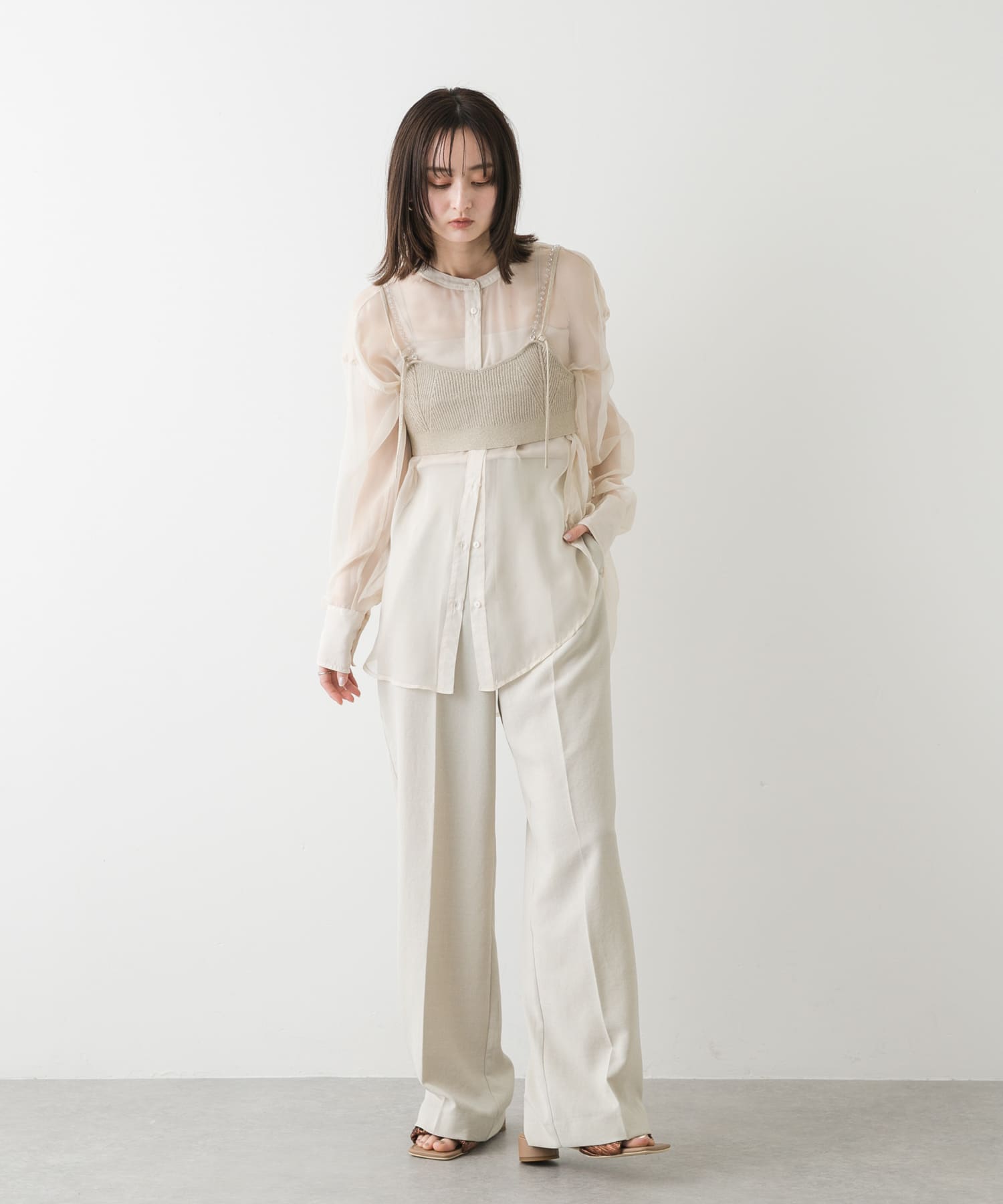 身長：169cm サイズ：one