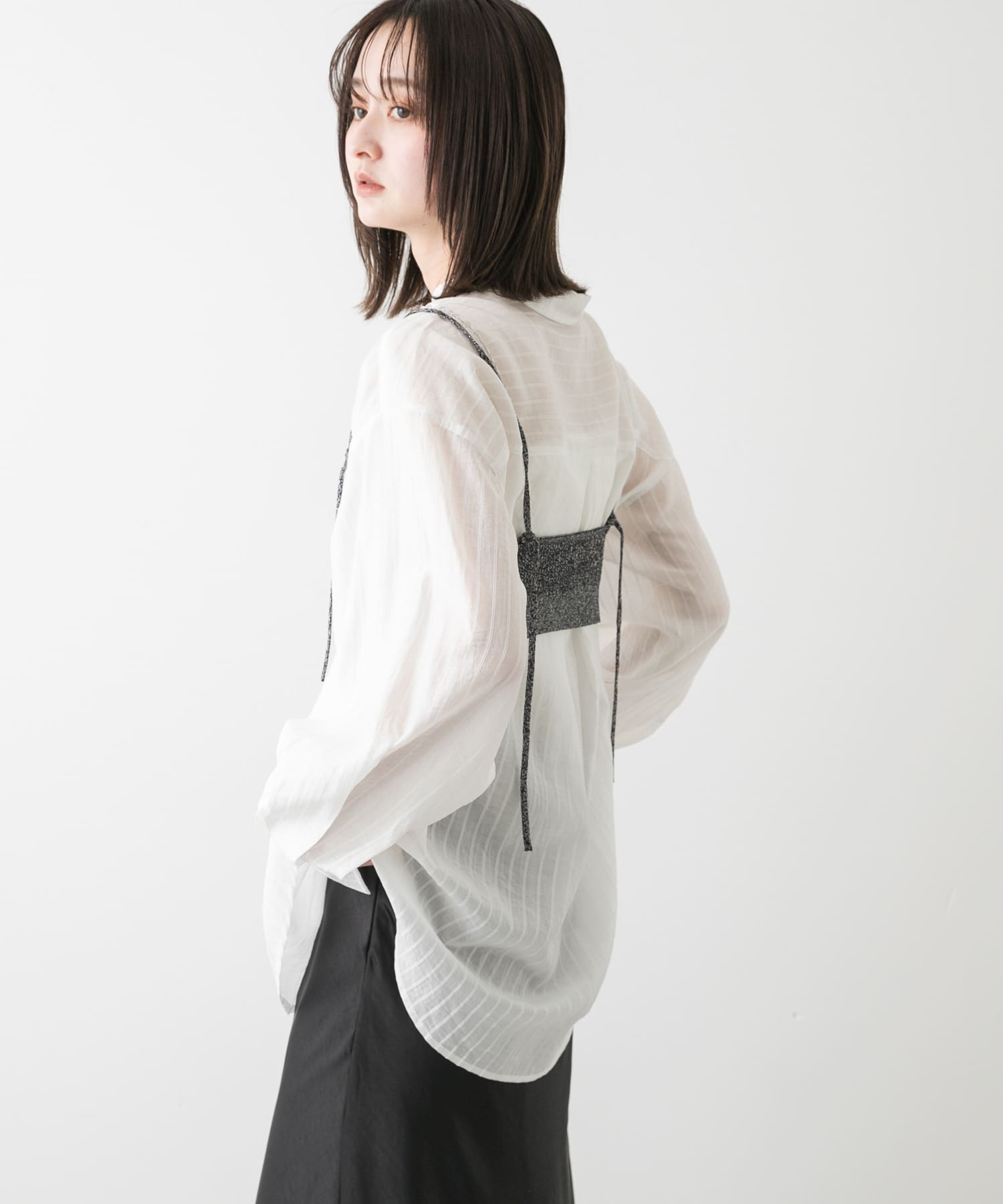 身長：169cm サイズ：one