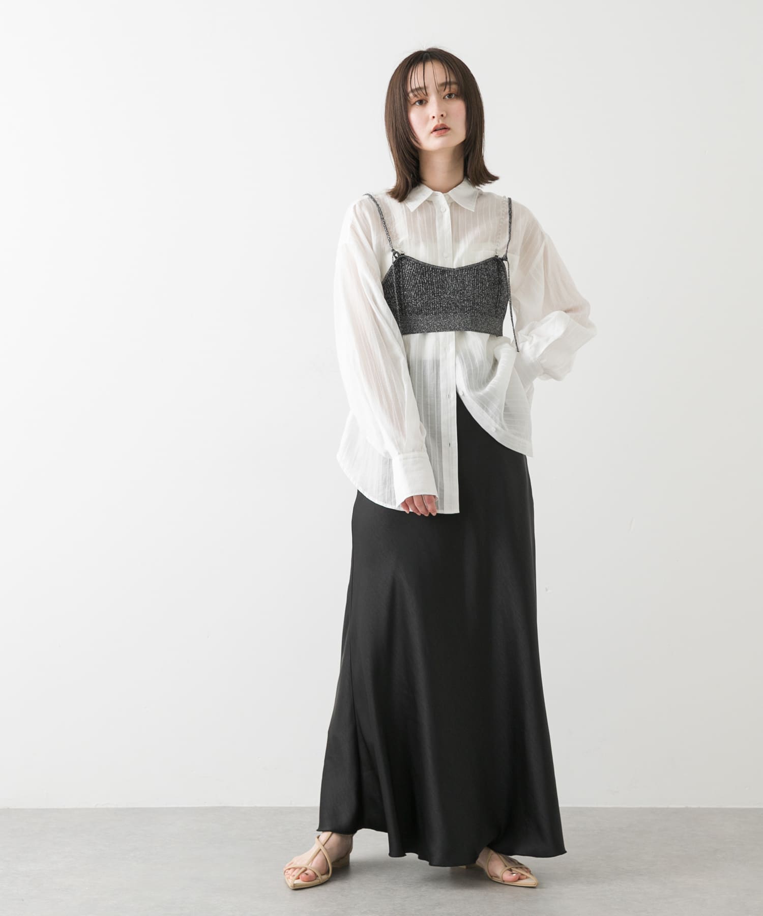 身長：169cm サイズ：one