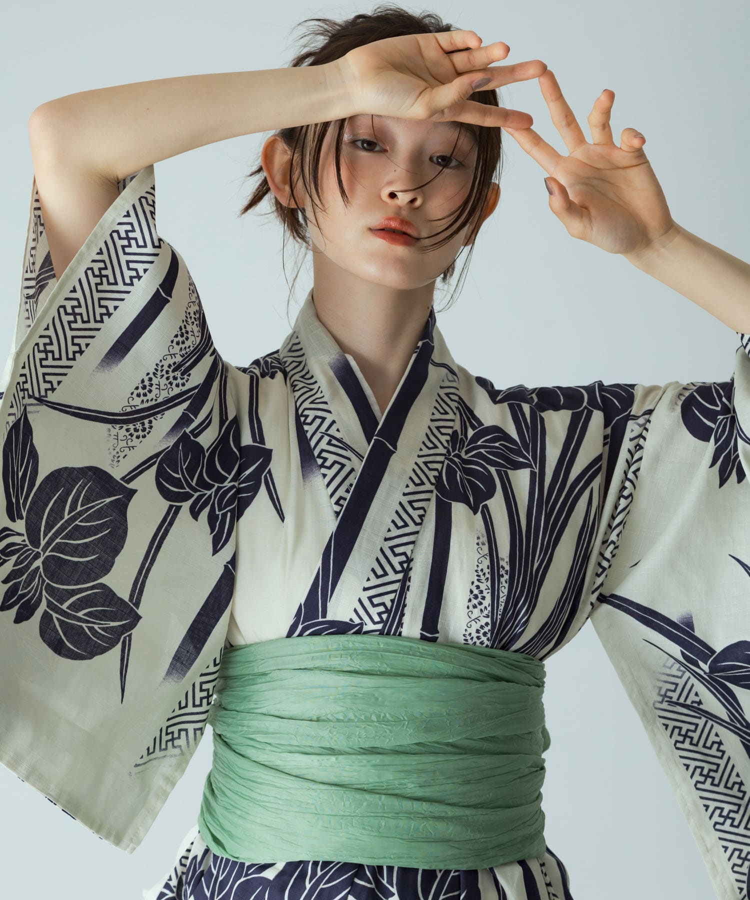 身長：163cm サイズ：one