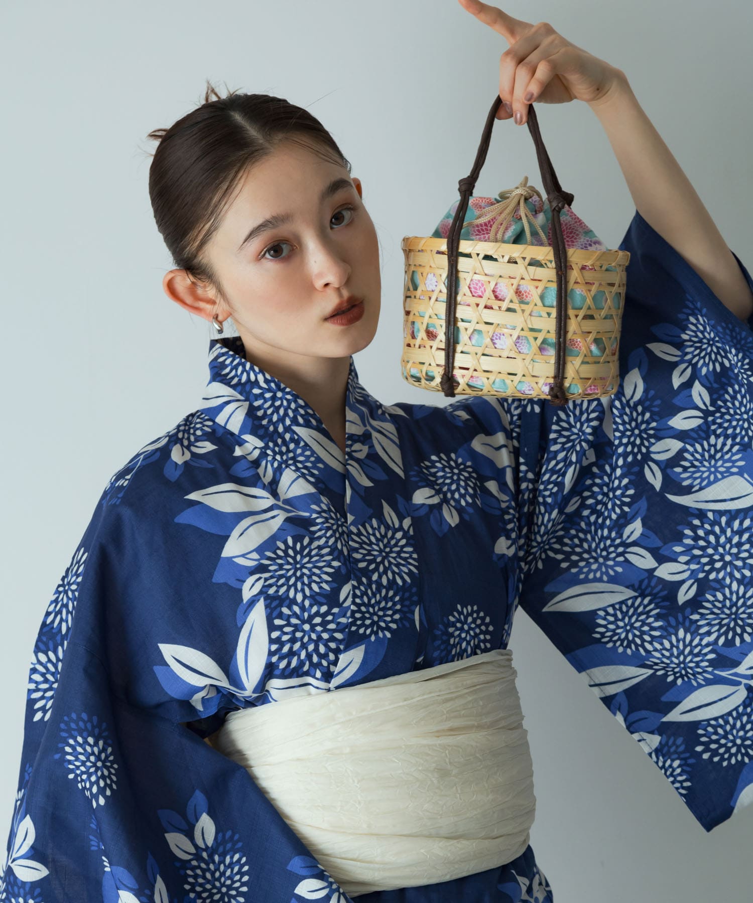 身長：163cm サイズ：one