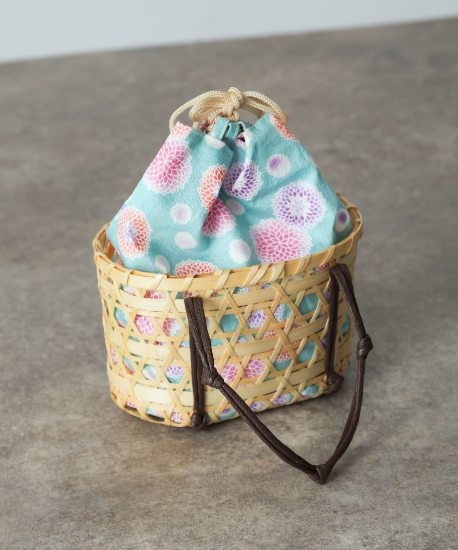 カゴキンチャクバッグA BEIGE one