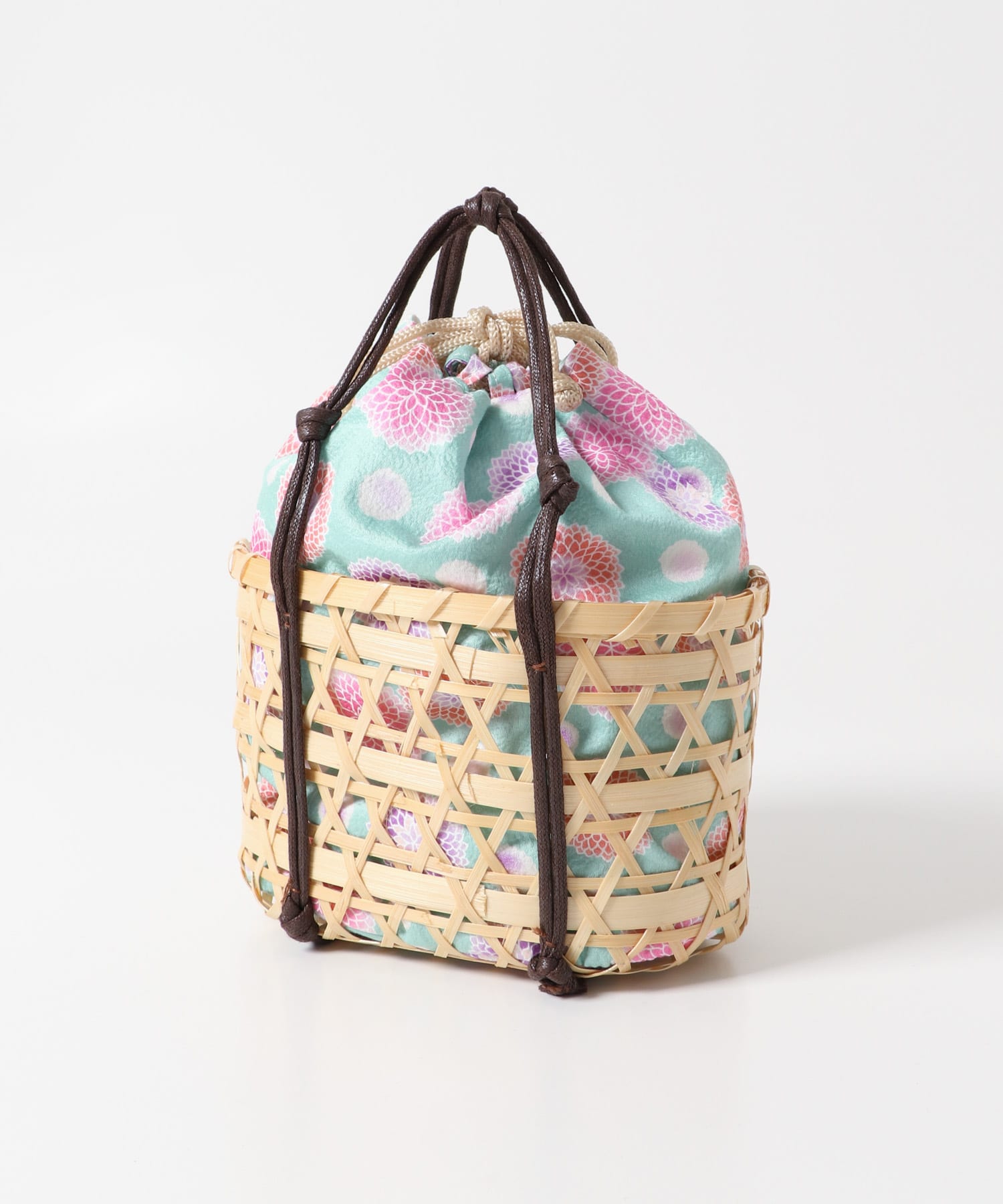 カゴキンチャクバッグA BEIGE one