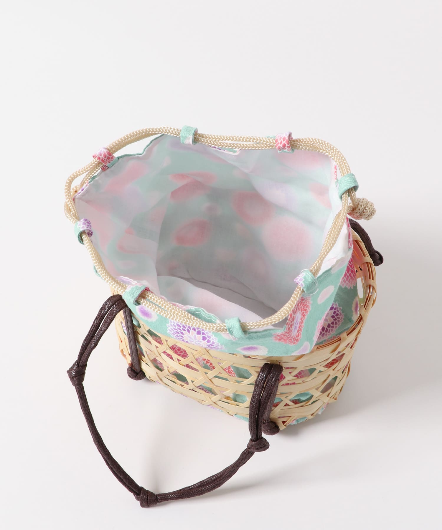 カゴキンチャクバッグA BEIGE one