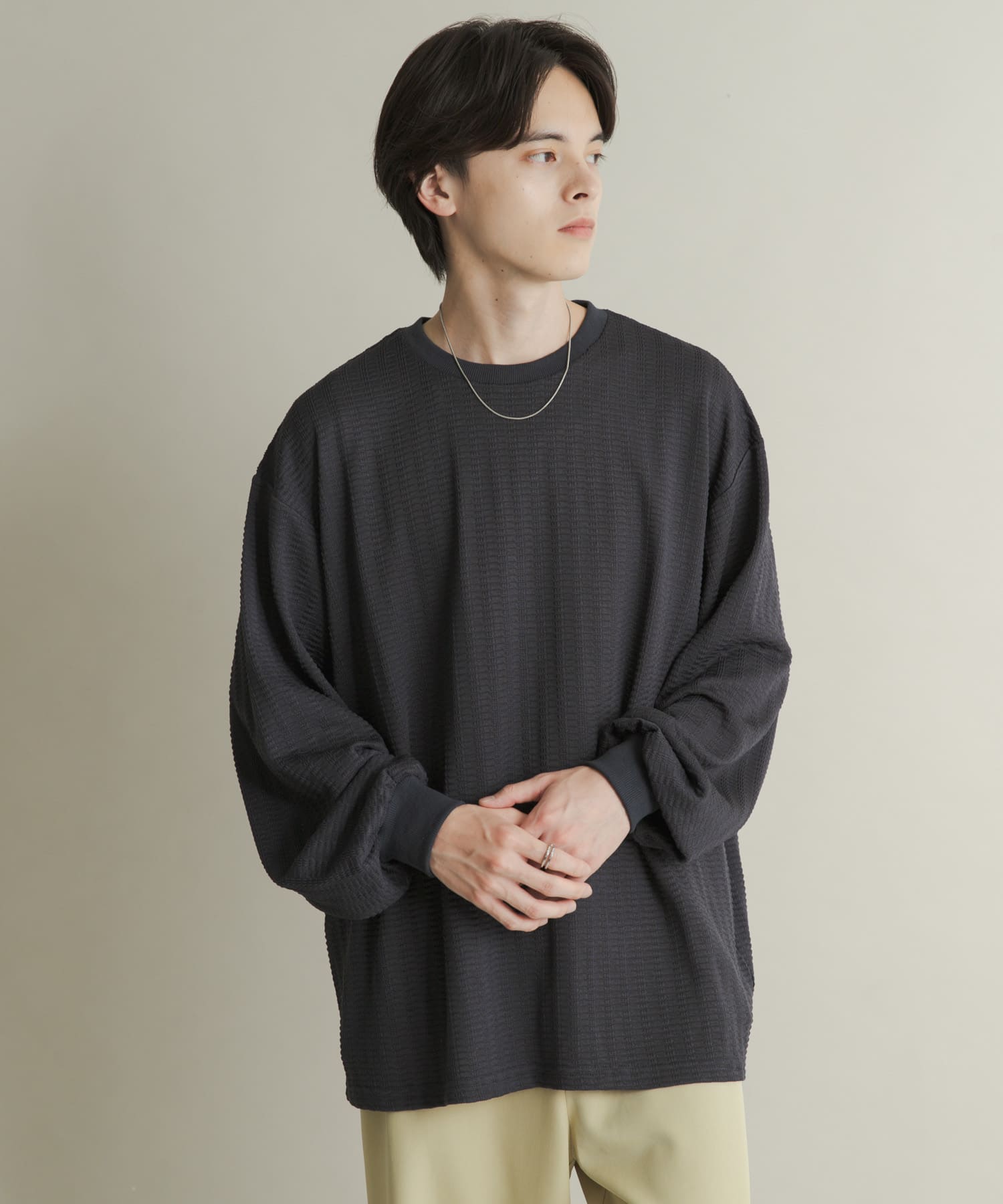 身長：173cm サイズ：L