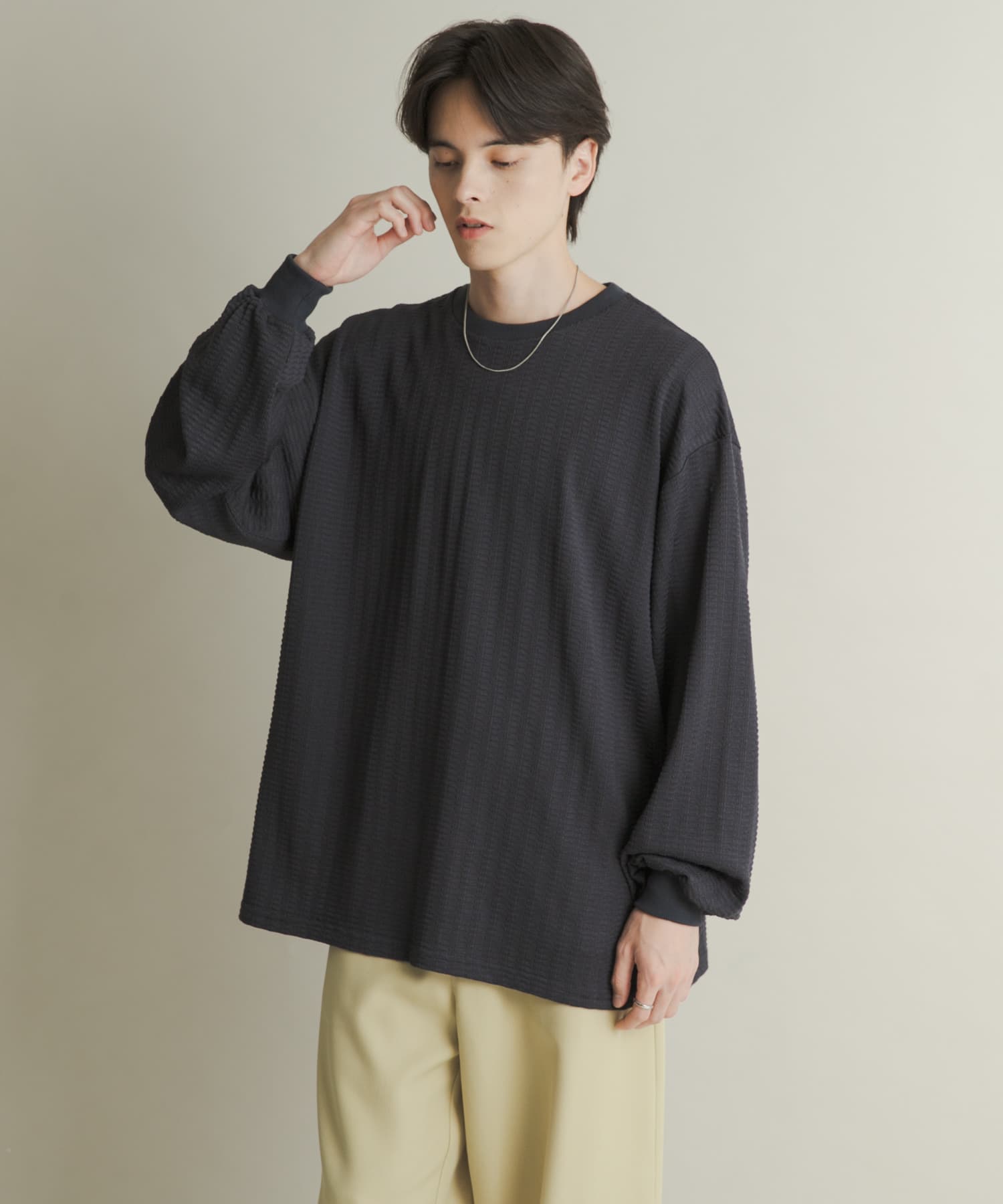 身長：173cm サイズ：L