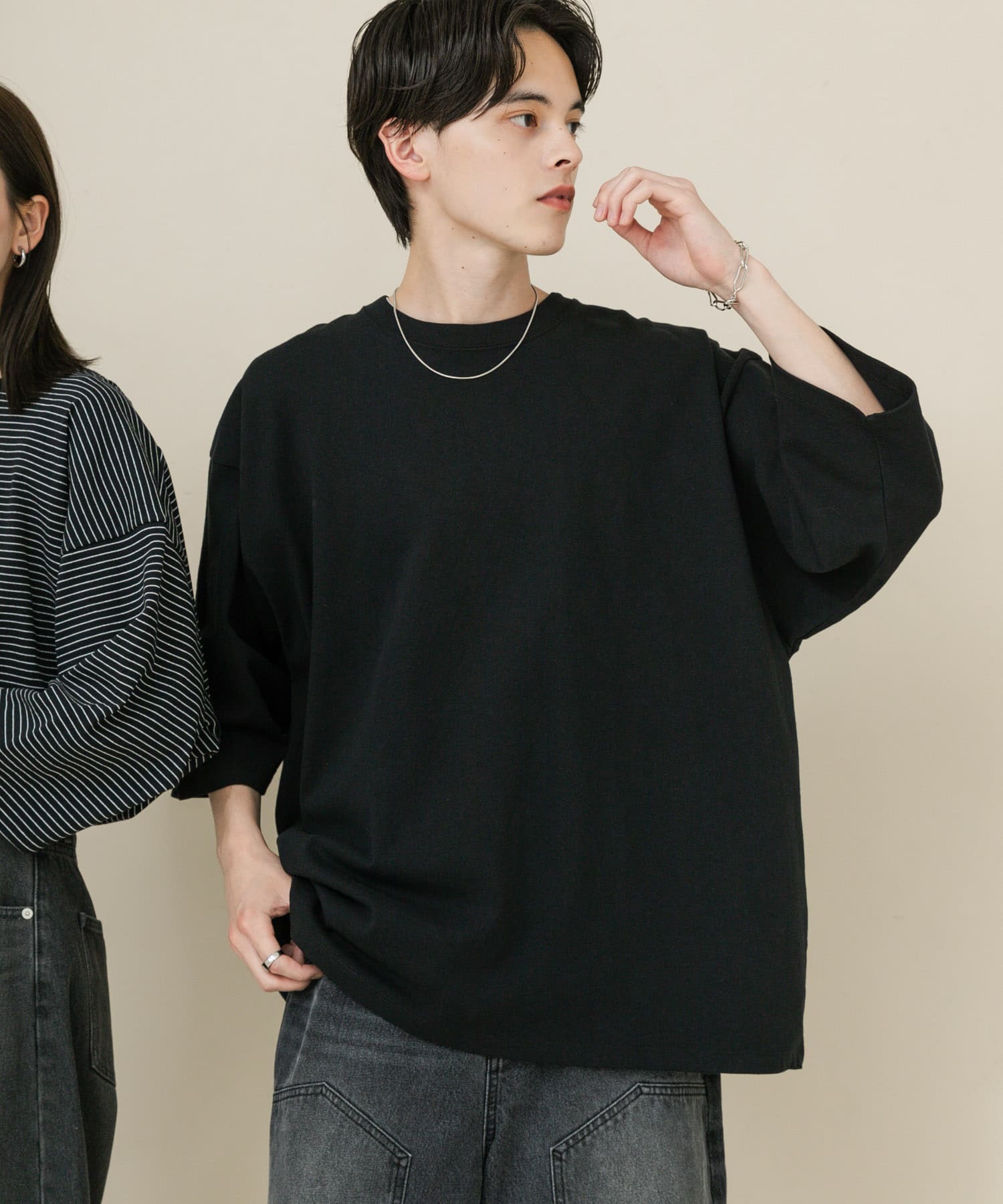 身長：173cm サイズ：L