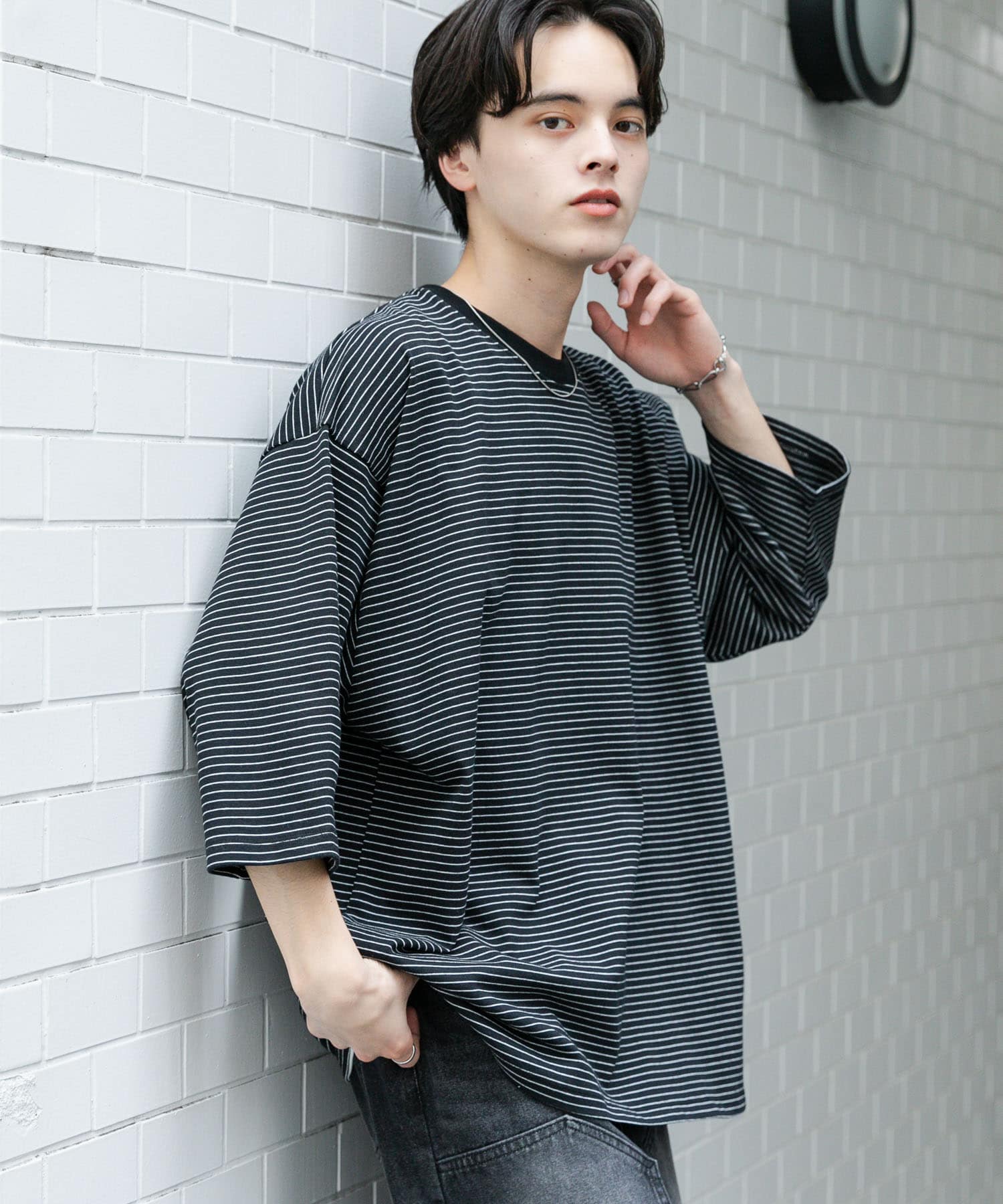 身長：173cm サイズ：L