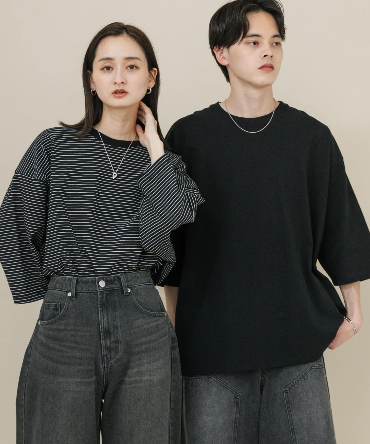 身長：169cm サイズ：L, 身長：173cm サイズ：L
