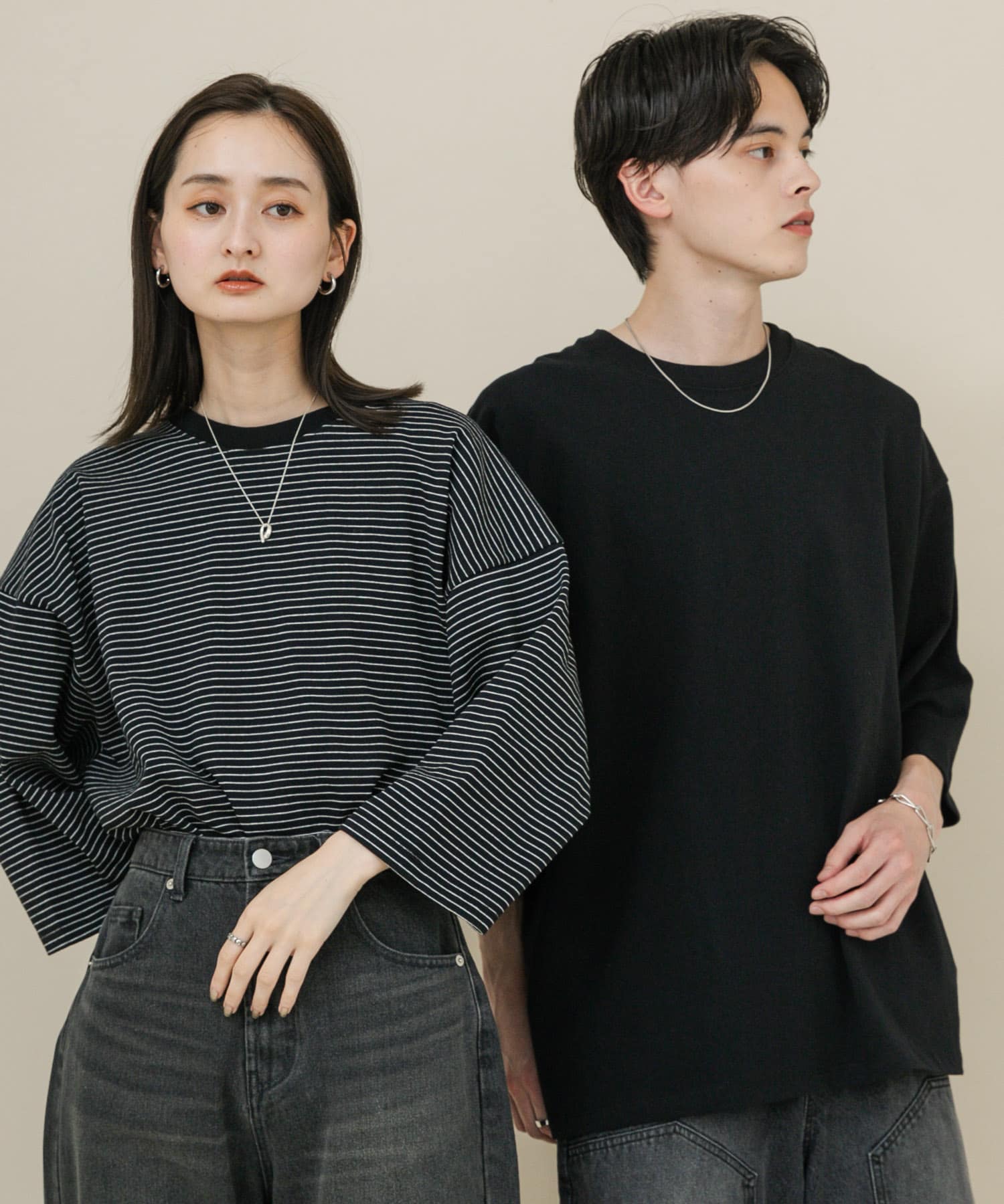 身長：169cm サイズ：L, 身長：173cm サイズ：L