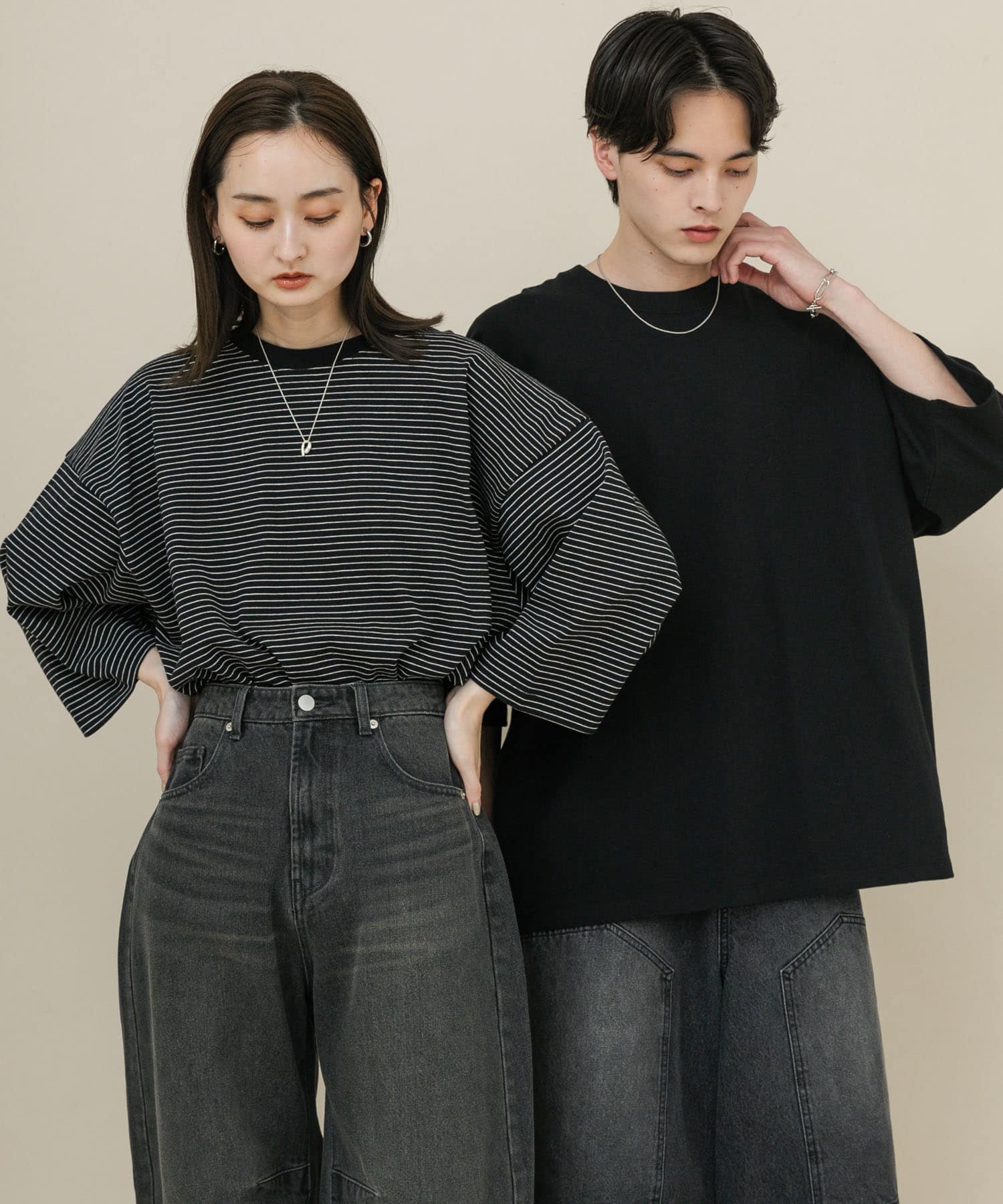身長：169cm サイズ：L, 身長：173cm サイズ：L