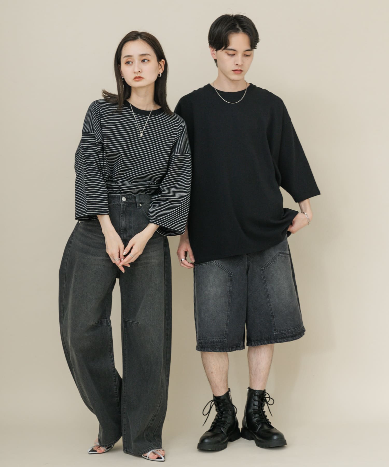 身長：169cm サイズ：L, 身長：173cm サイズ：L