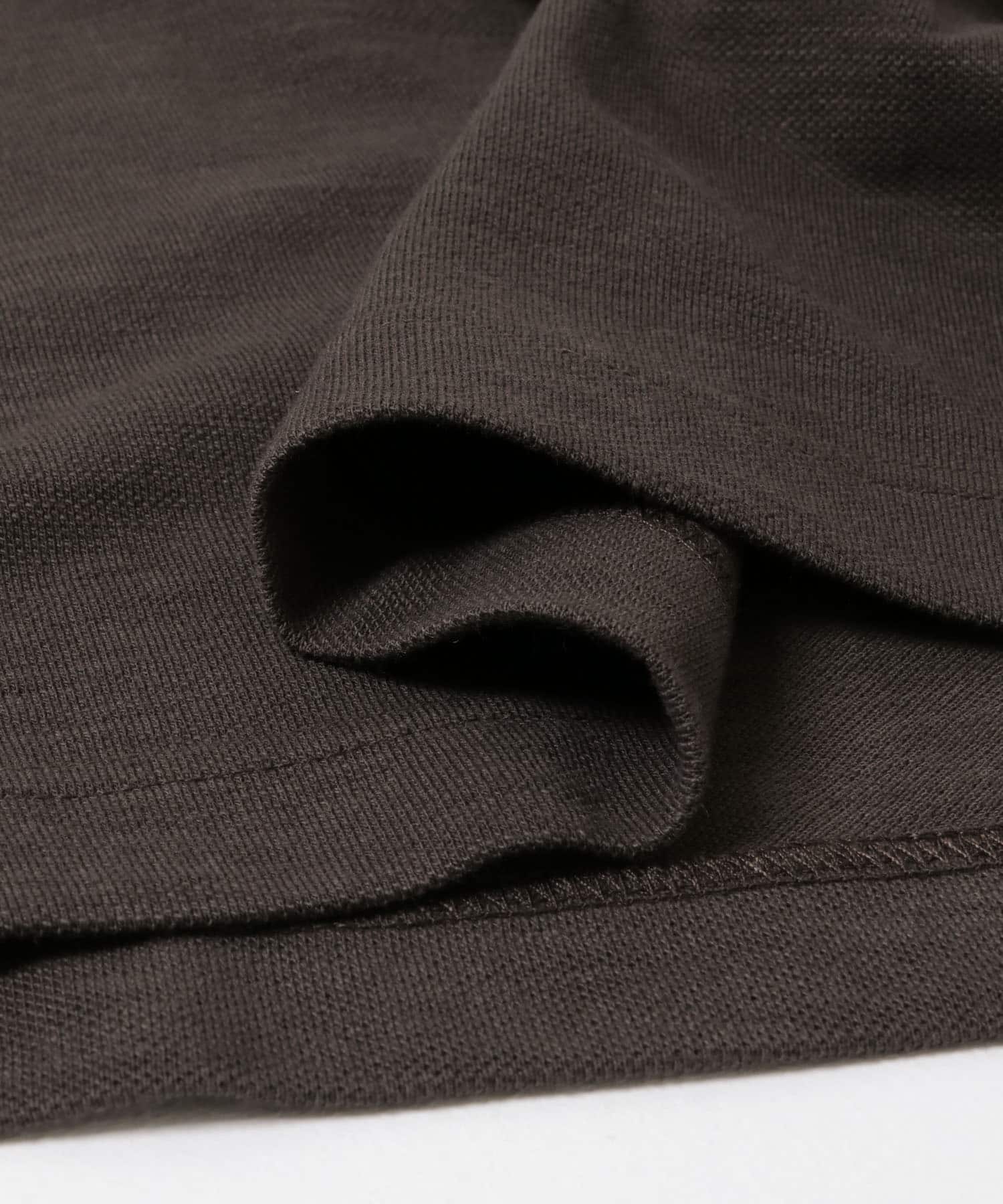 スラブカノコエクストラルーズポロシャツ BROWN M