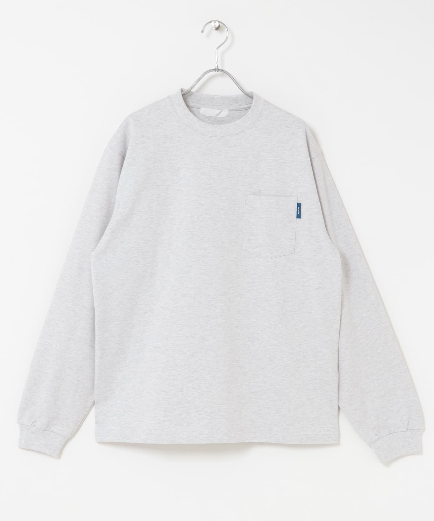 コットンクルーネックロングスリーブTシャツ OATMEAL M