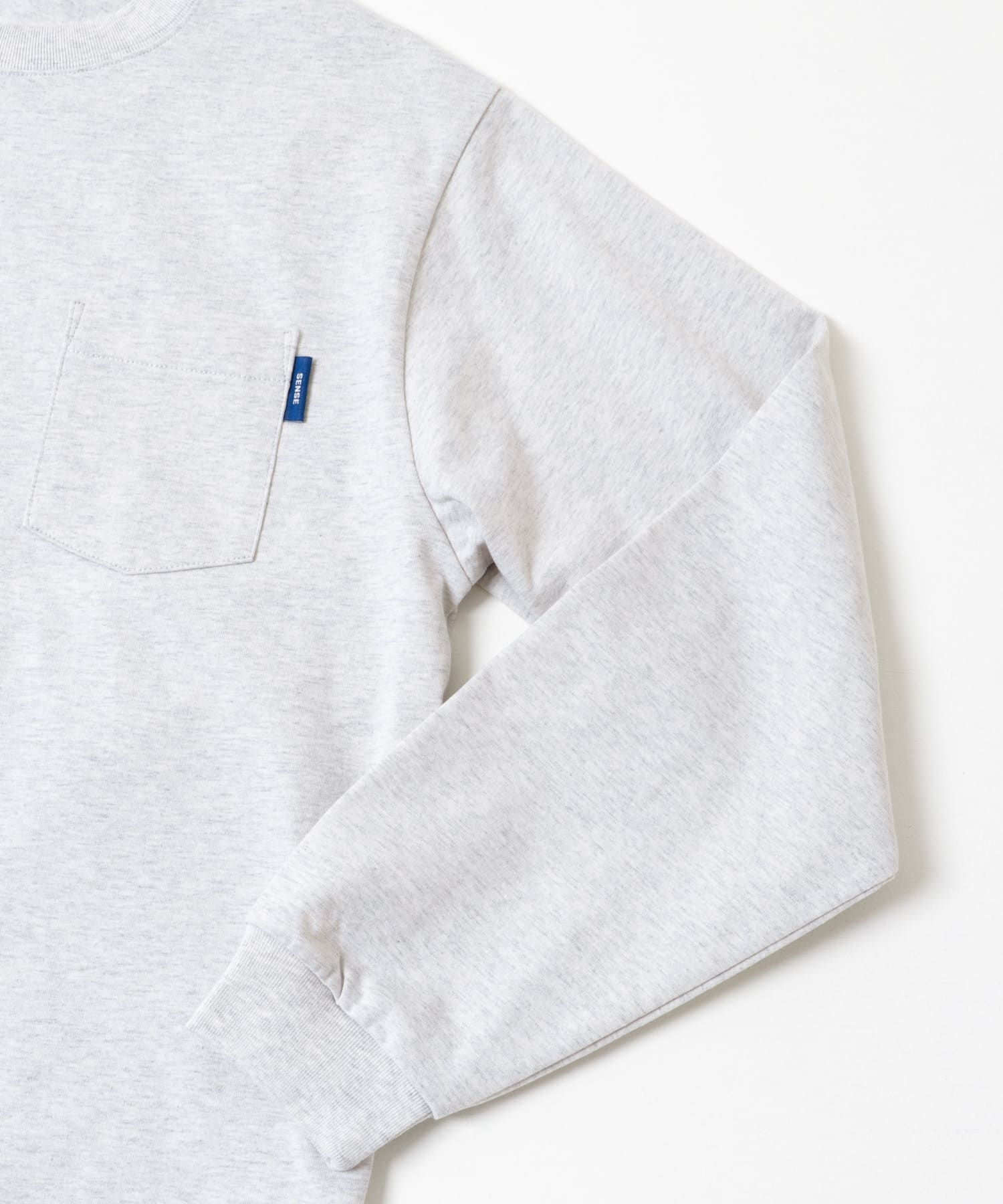 コットンクルーネックロングスリーブTシャツ OATMEAL M