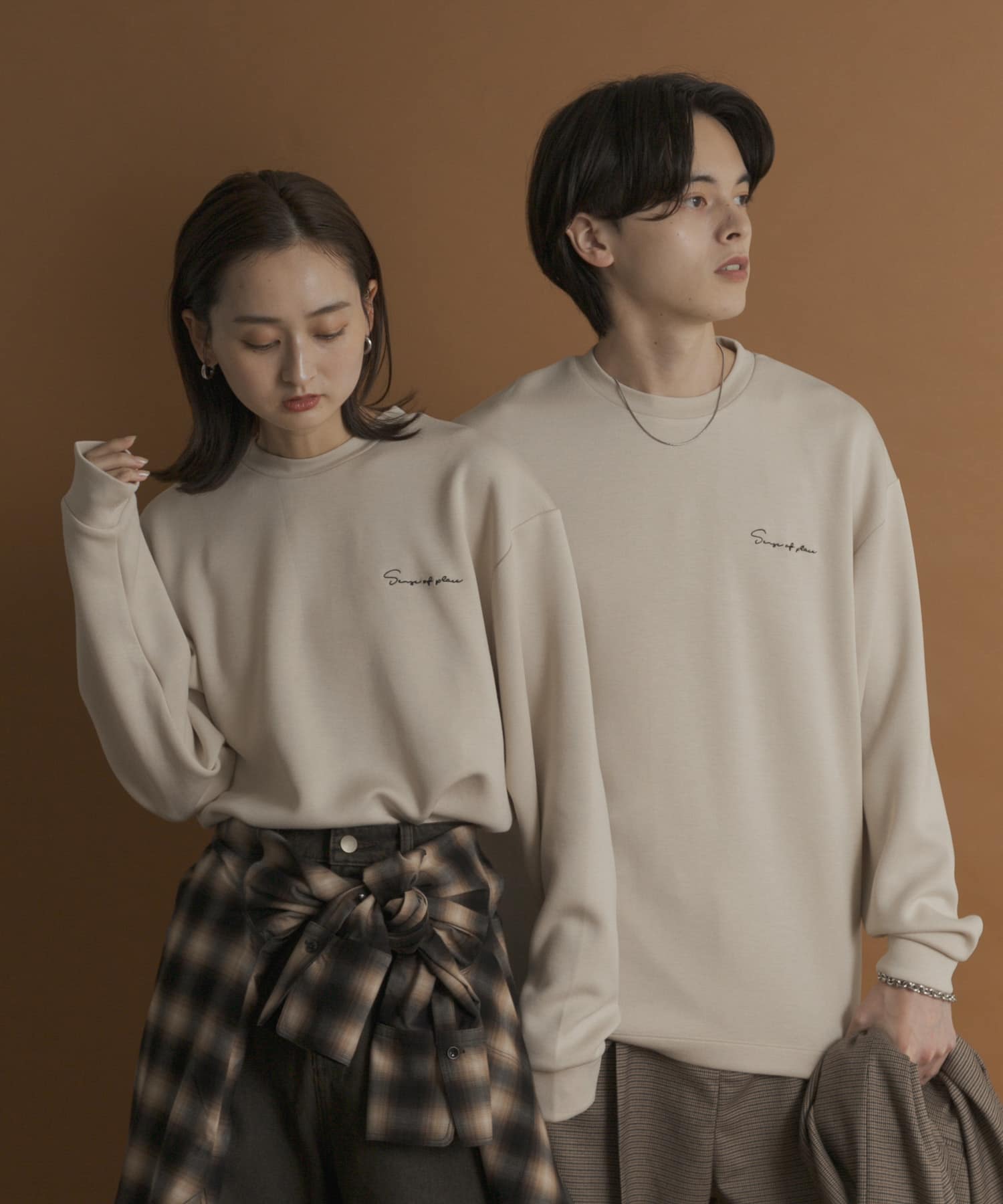 身長：173cm サイズ：L／身長：169cm サイズ：M