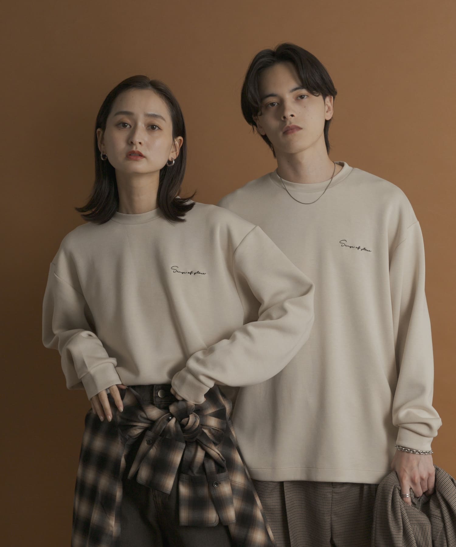 身長：173cm サイズ：L／身長：169cm サイズ：M