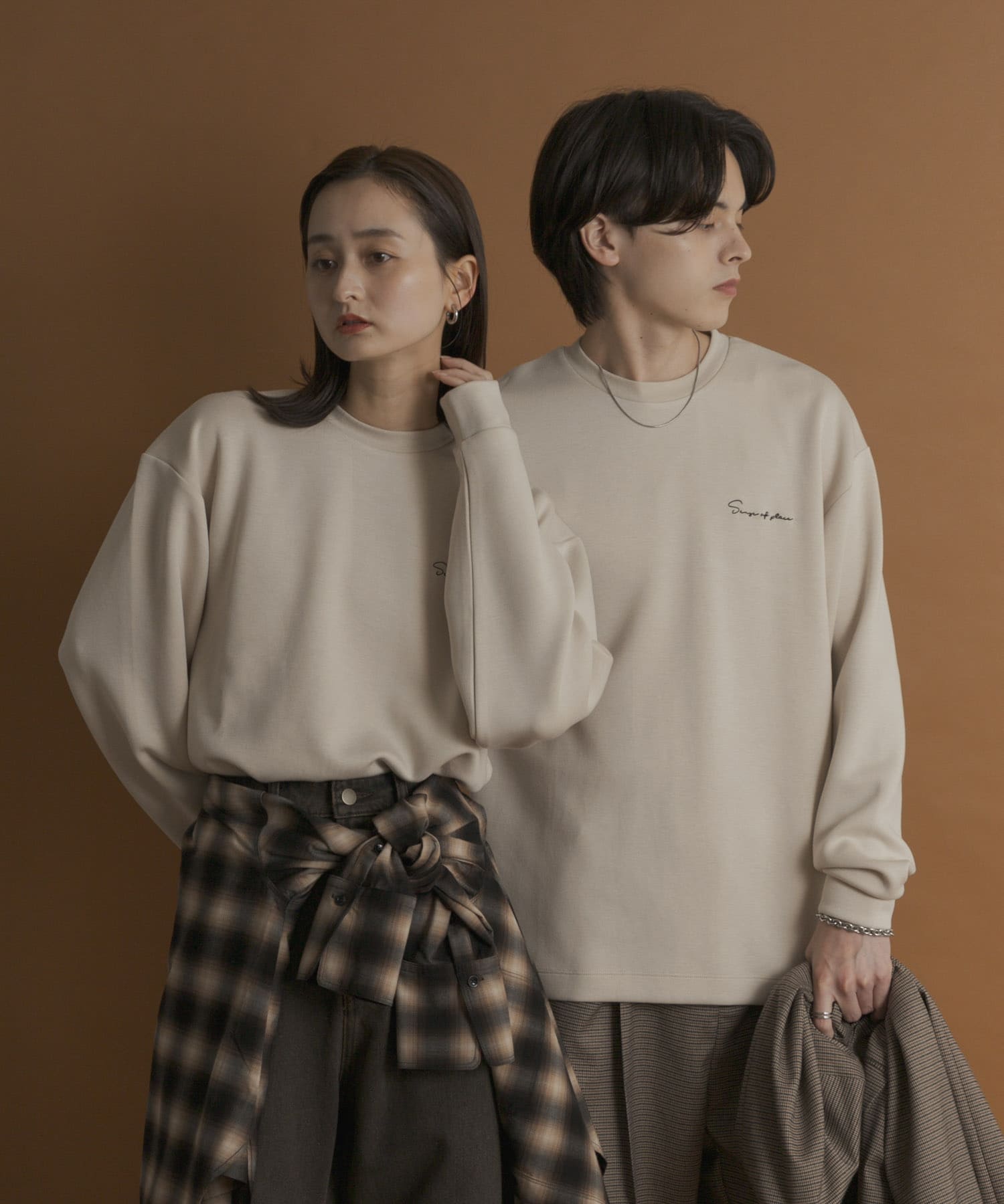 身長：173cm サイズ：L／身長：169cm サイズ：M