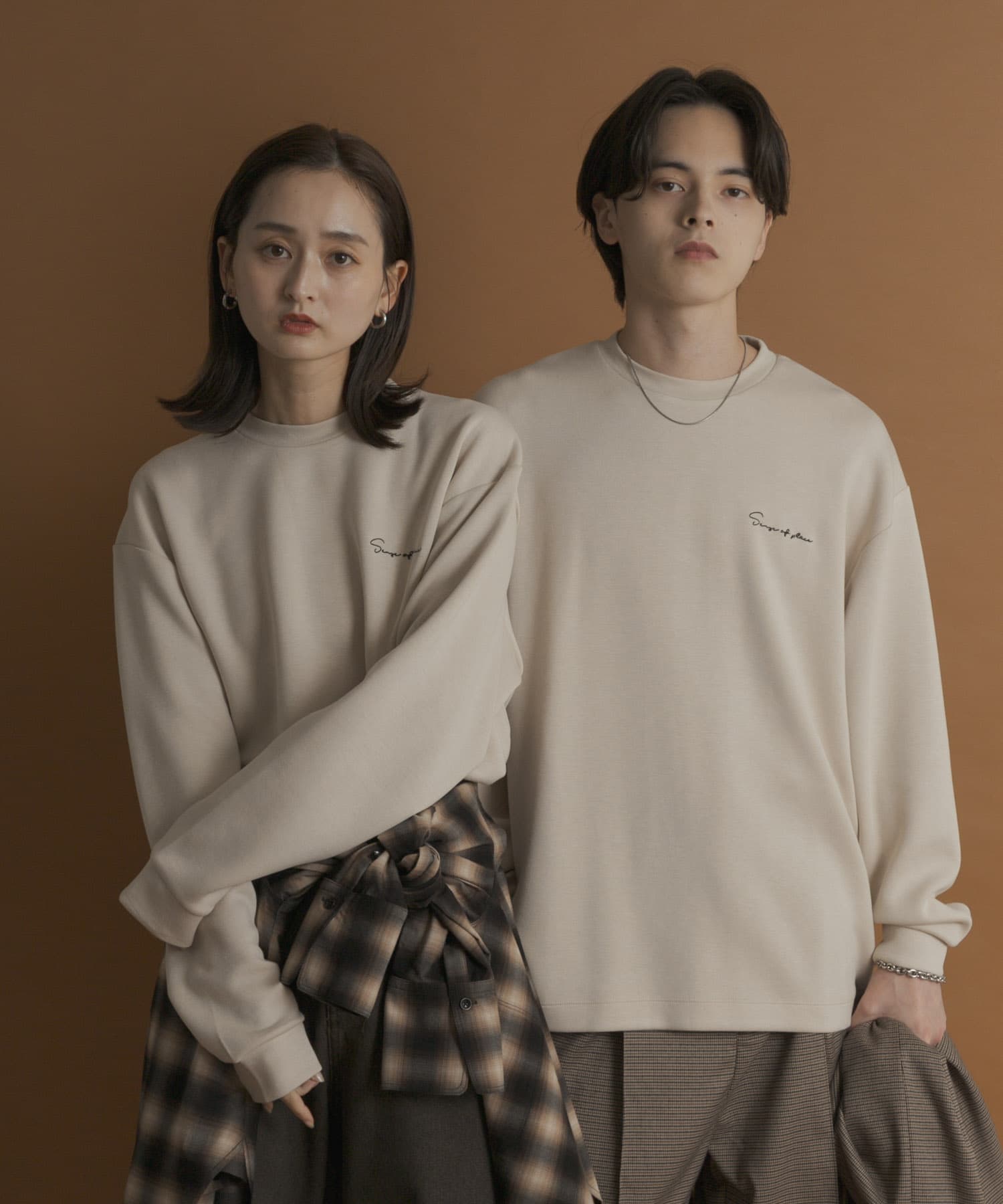 身長：173cm サイズ：L／身長：169cm サイズ：M