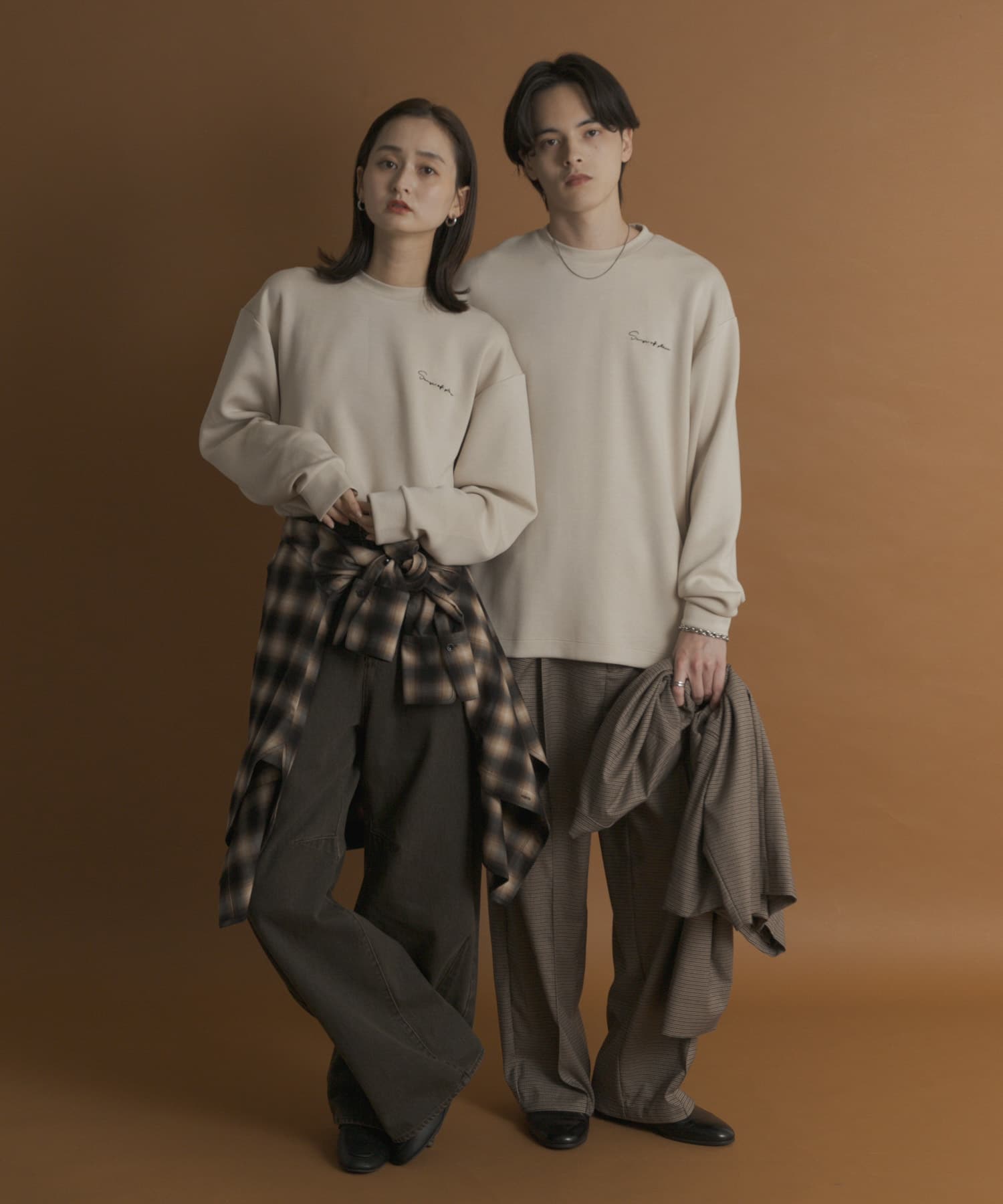 身長：173cm サイズ：L／身長：169cm サイズ：M