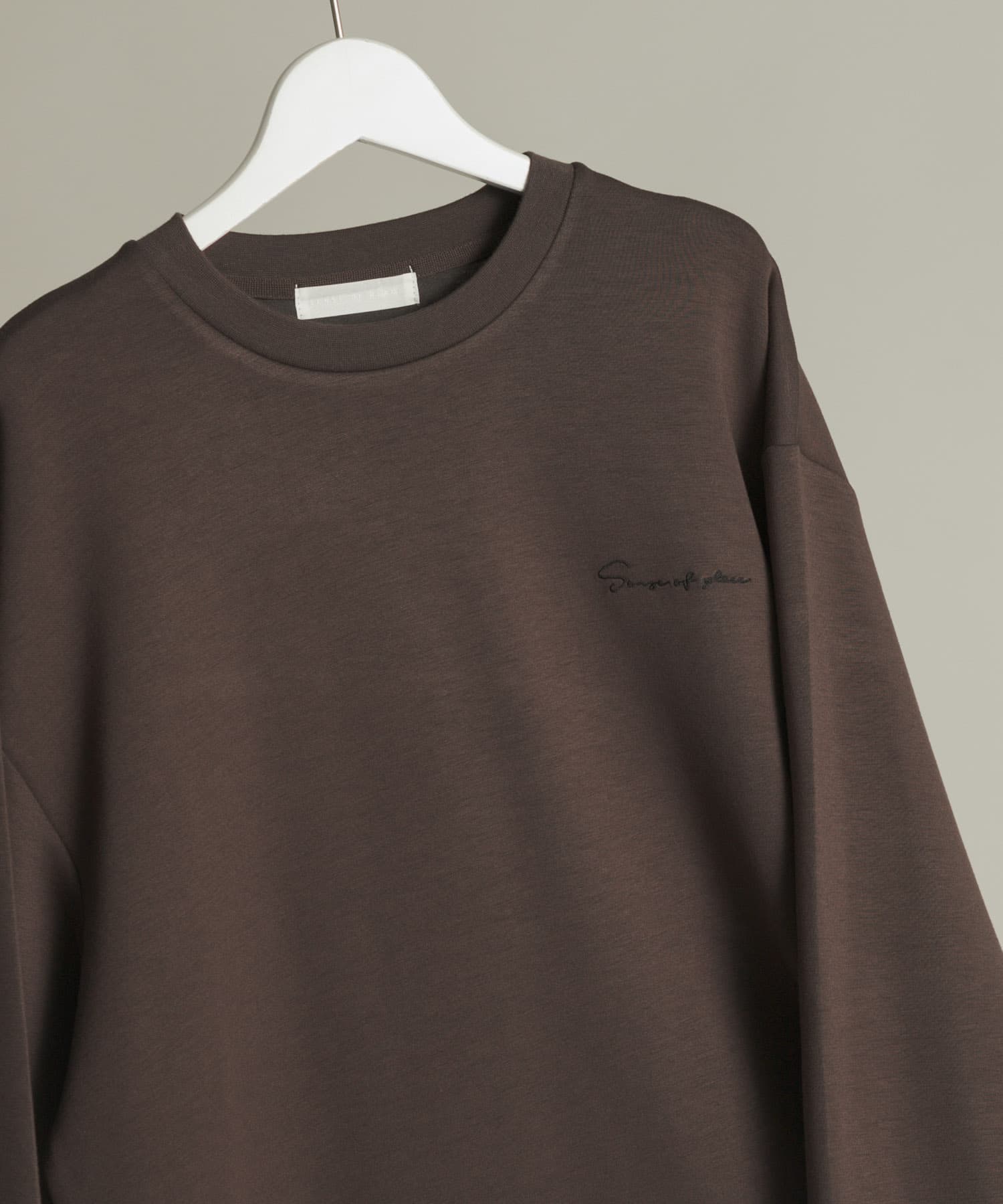 『一部WEB限定カラー』シシュウダンボールポンチロングTシャツ BLK×BLK M