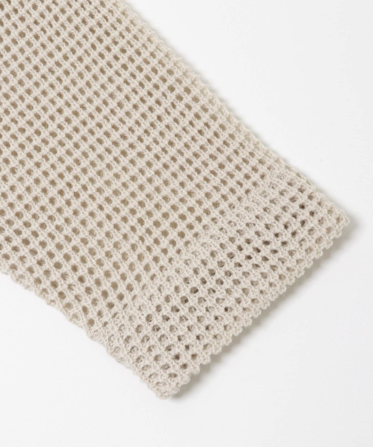 WポケットVネックニットカーディガン GREIGE M