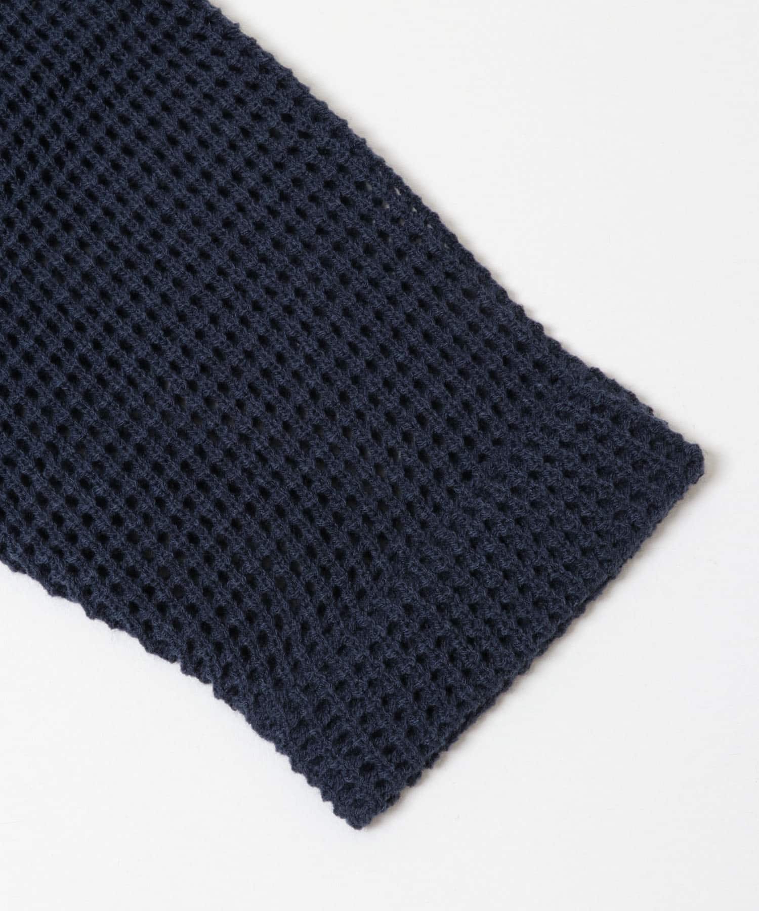 WポケットVネックニットカーディガン NAVY M