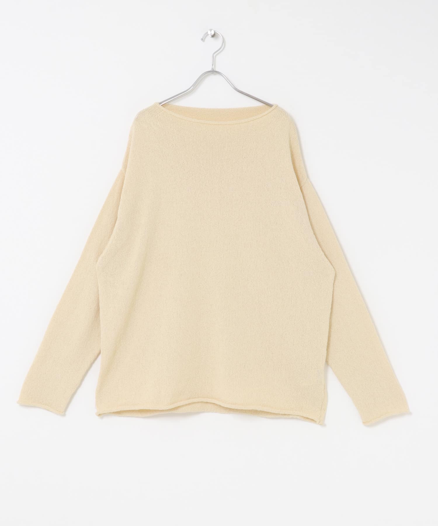 コットンタッチロールネックニット Y.BEIGE M
