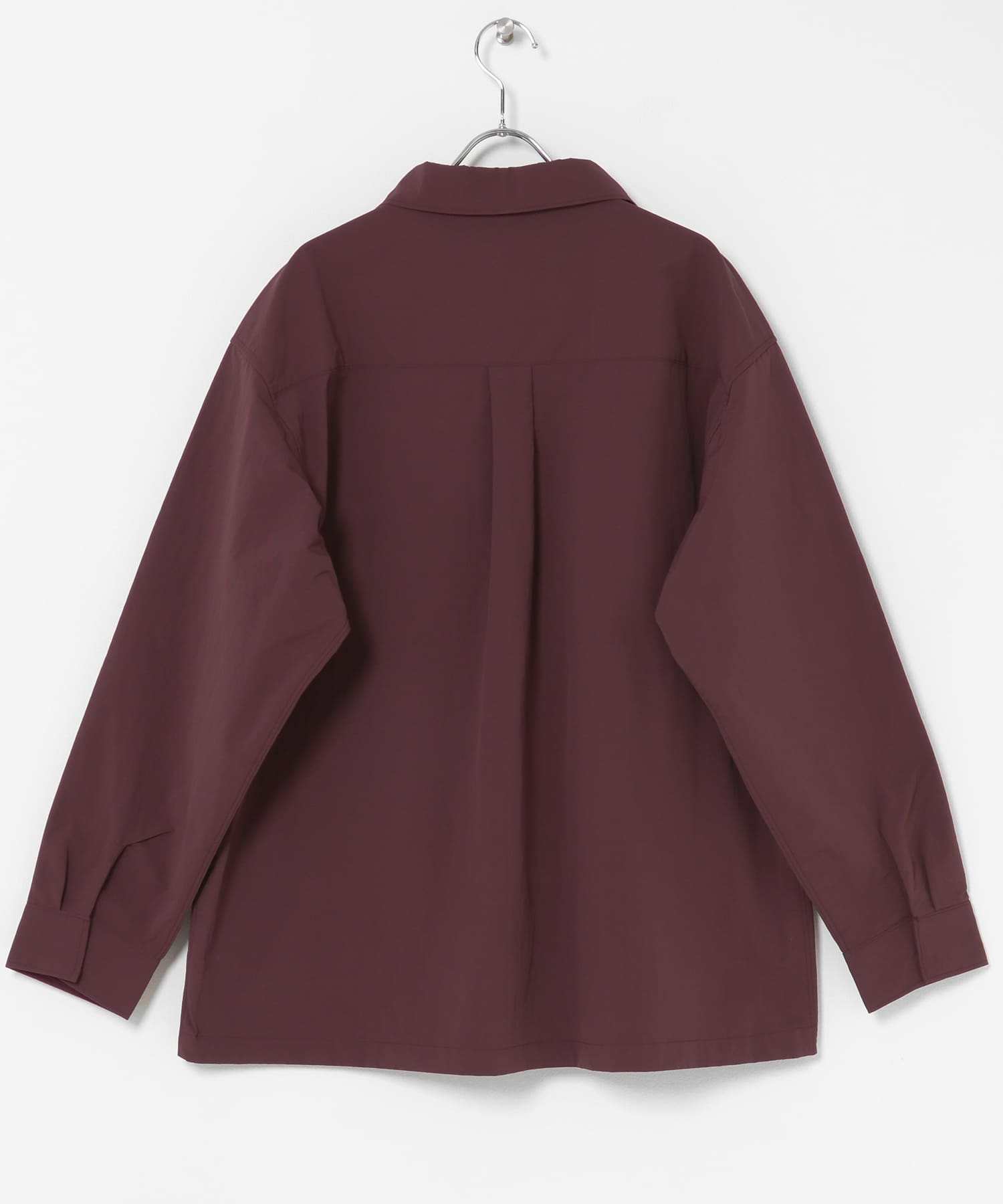ユーティリティーロングスリーブシャツジャケット PURPLE M