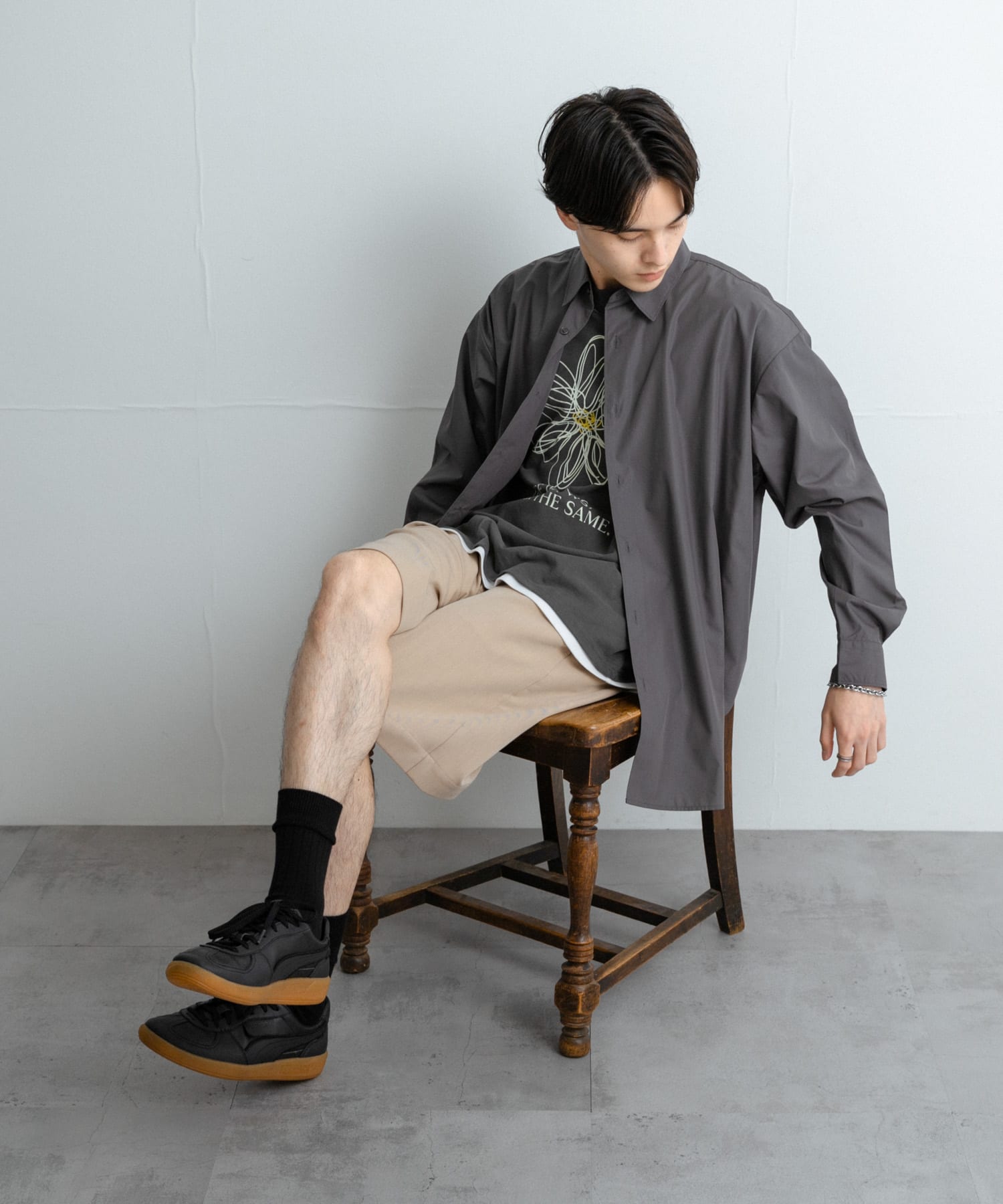 身長：173cm サイズ：L