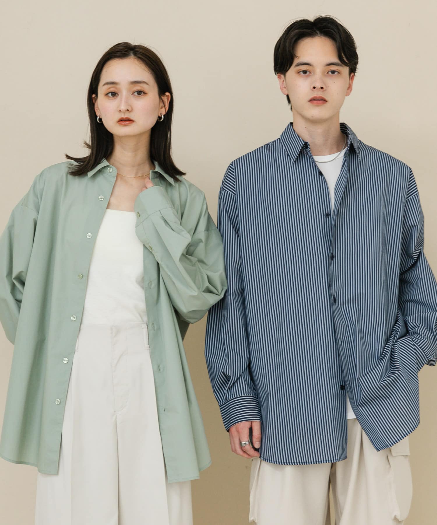 身長：169cm サイズ：L, 身長：173cm サイズ：L