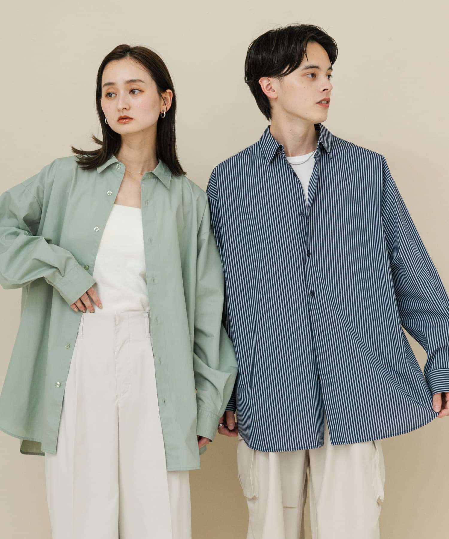 身長：169cm サイズ：L, 身長：173cm サイズ：L