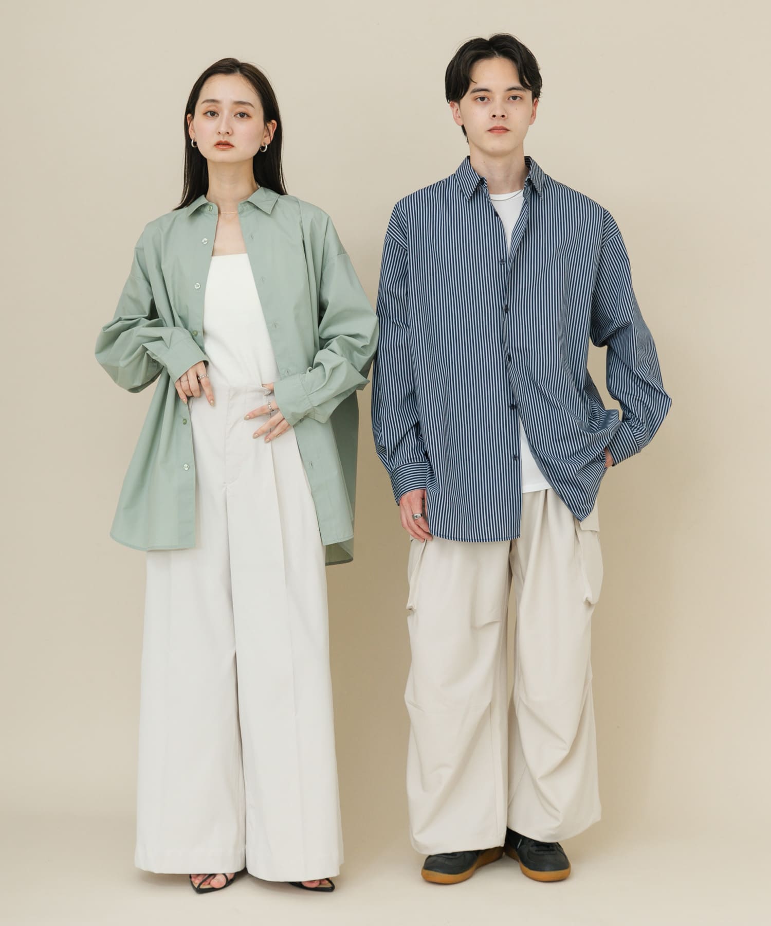 身長：169cm サイズ：L, 身長：173cm サイズ：L