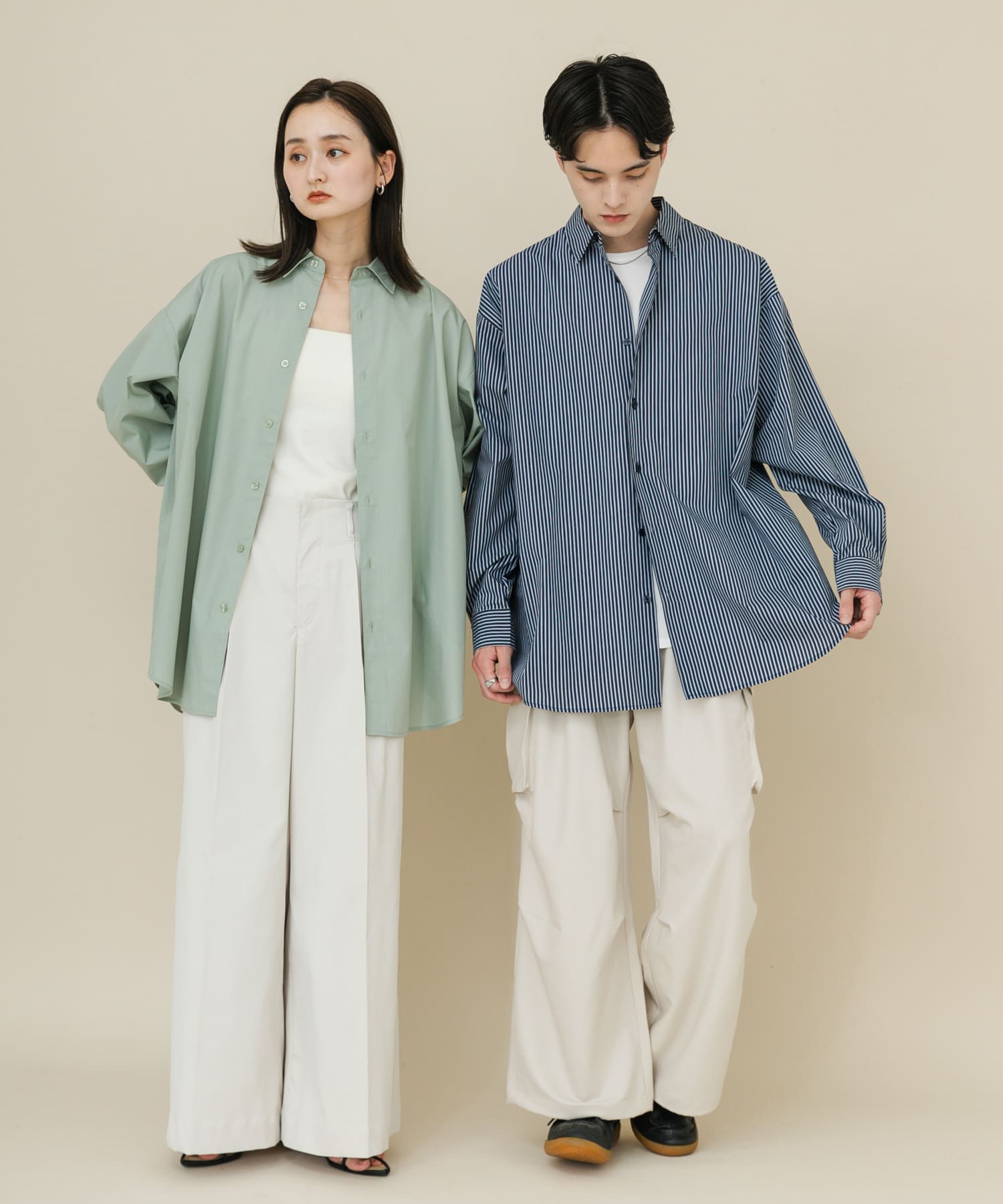 身長：169cm サイズ：L, 身長：173cm サイズ：L