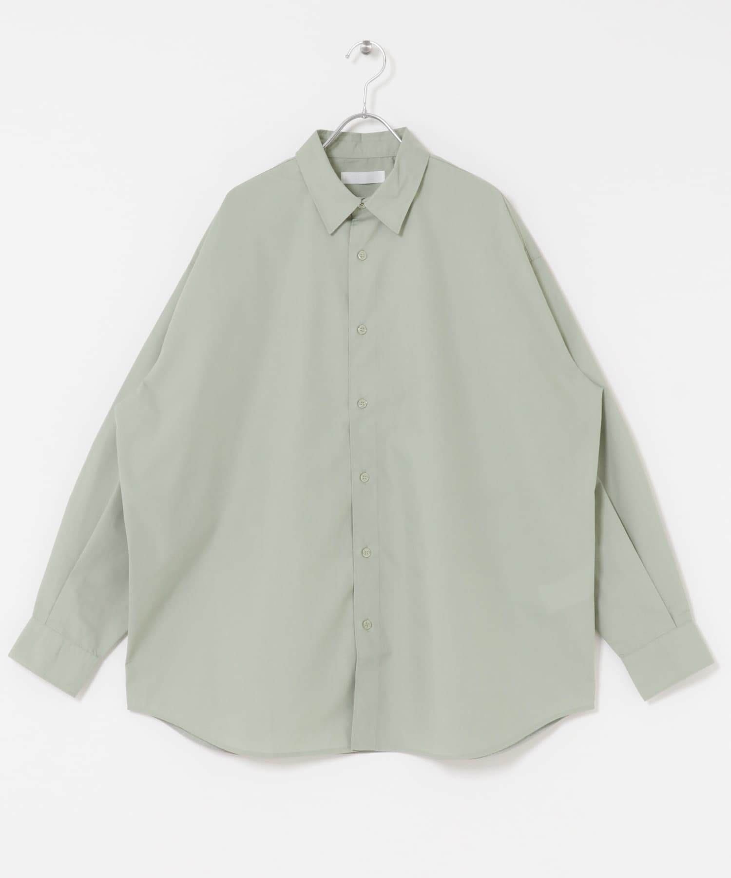 『ユニセックス』ブロードレギュラーカラールーズシャツ MINT M